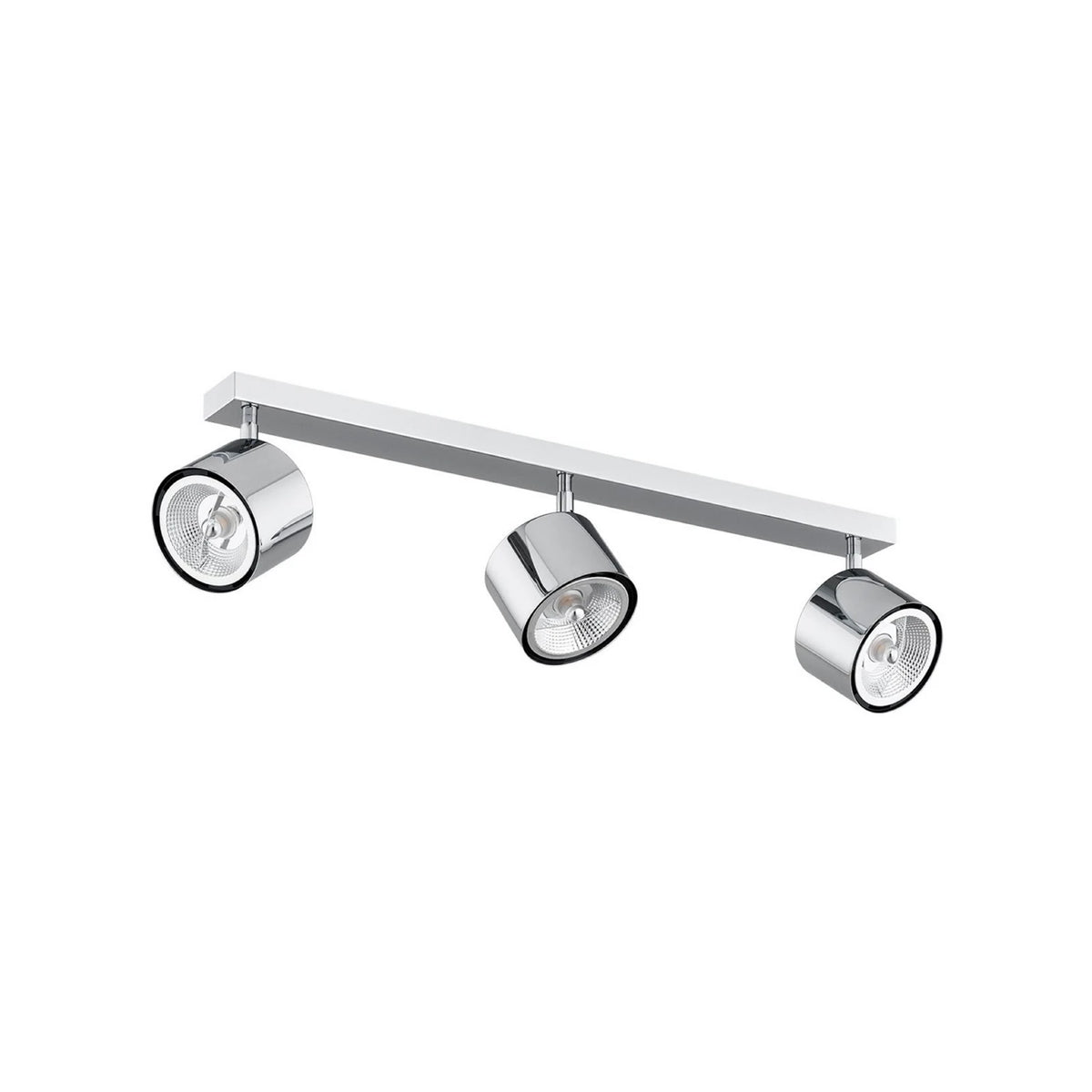 Chloe Deckenspot Leuchte Spot chrom glänzend Stahl verchromt Glas dreiflammig - 5902553238884