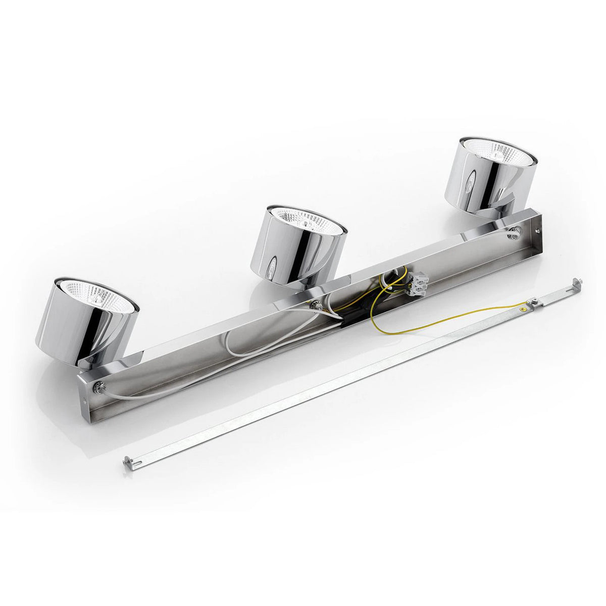 Chloe Deckenspot Leuchte Spot chrom glänzend Stahl verchromt Glas dreiflammig - 5902553238884