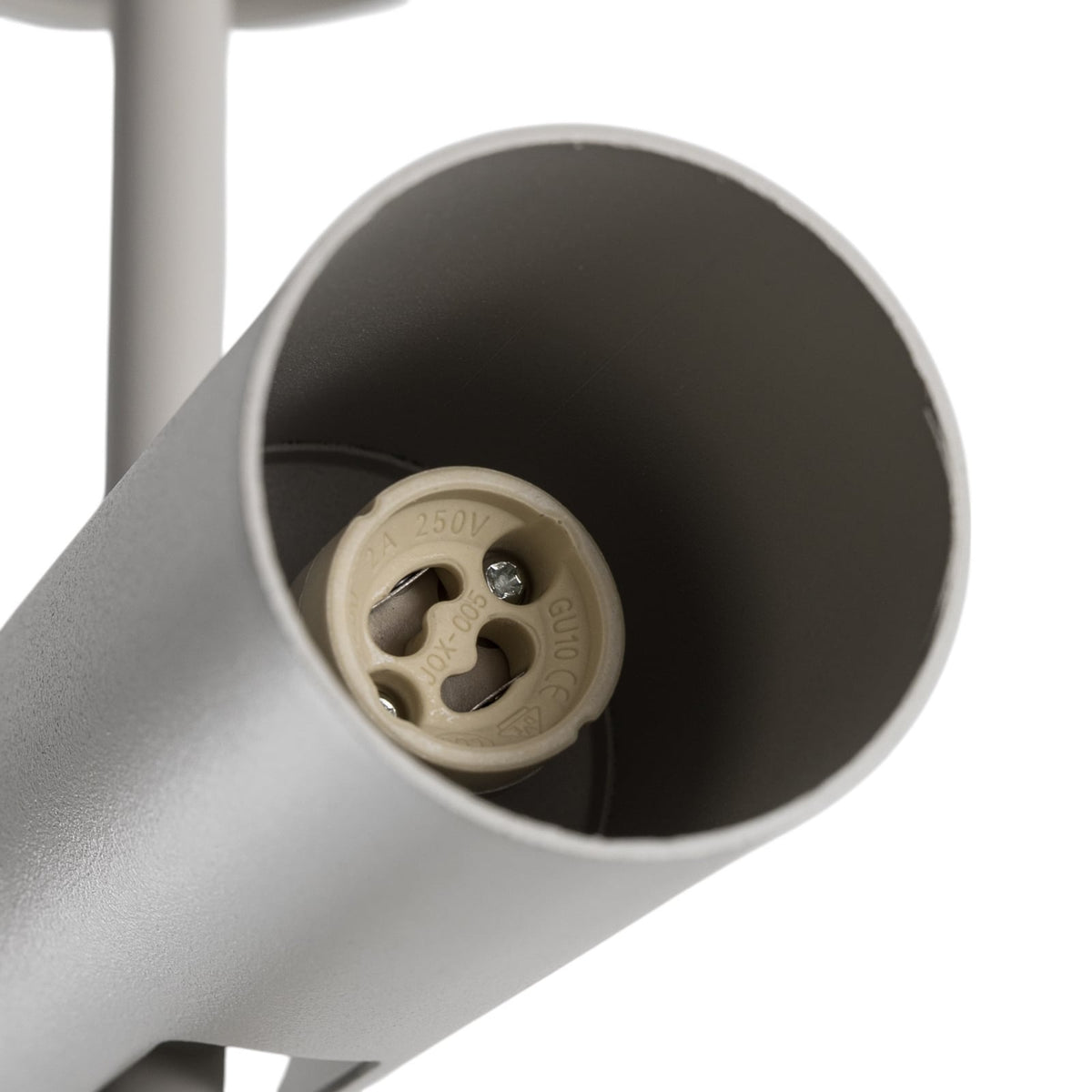 Deckenspot Leda Deckenleuchte Spot taupe Stahl 2-flammig 55 cm GU10 LED Lampe - 5902846810568