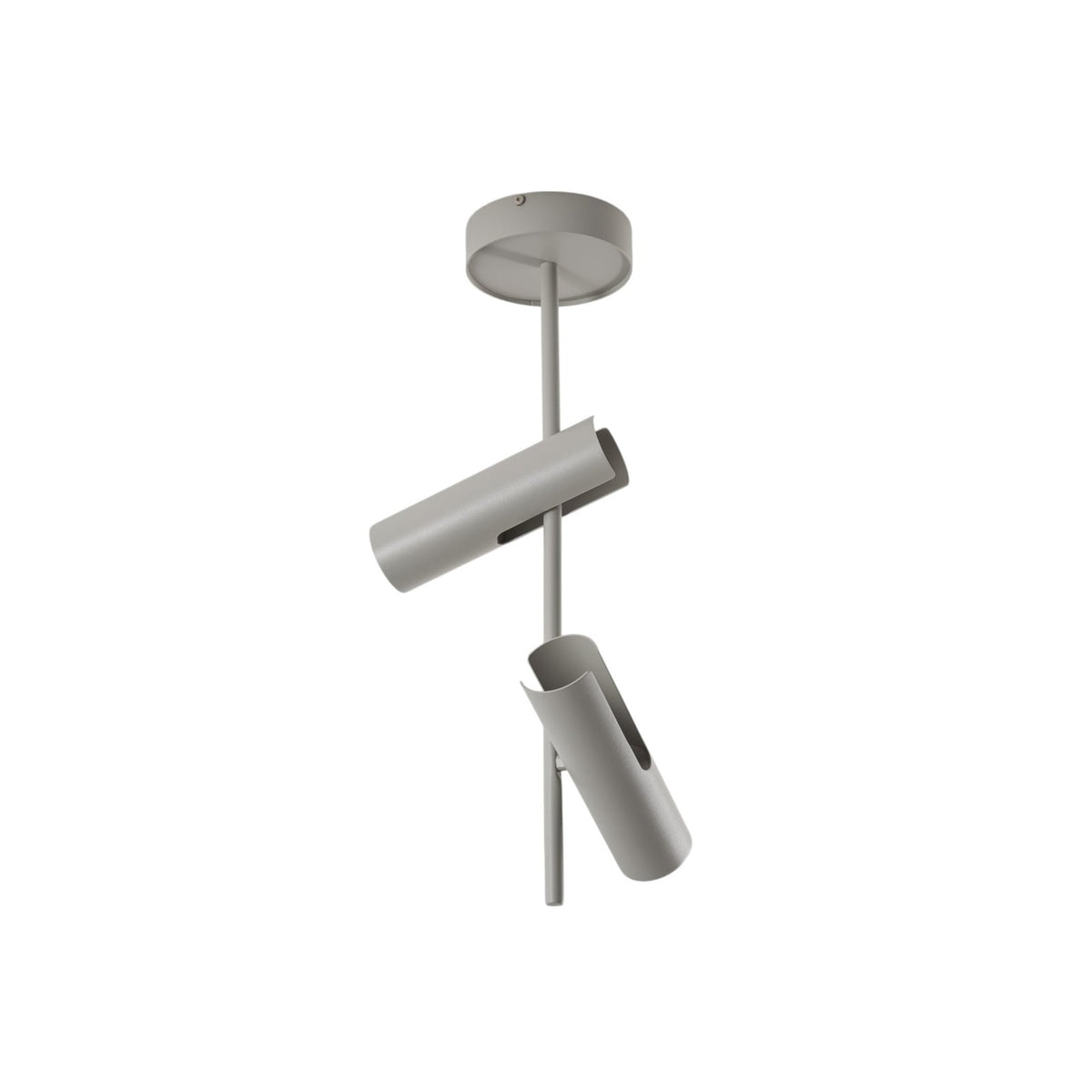 Deckenspot Leda Deckenleuchte Spot taupe Stahl 2-flammig 55 cm GU10 LED Lampe - 5902846810568