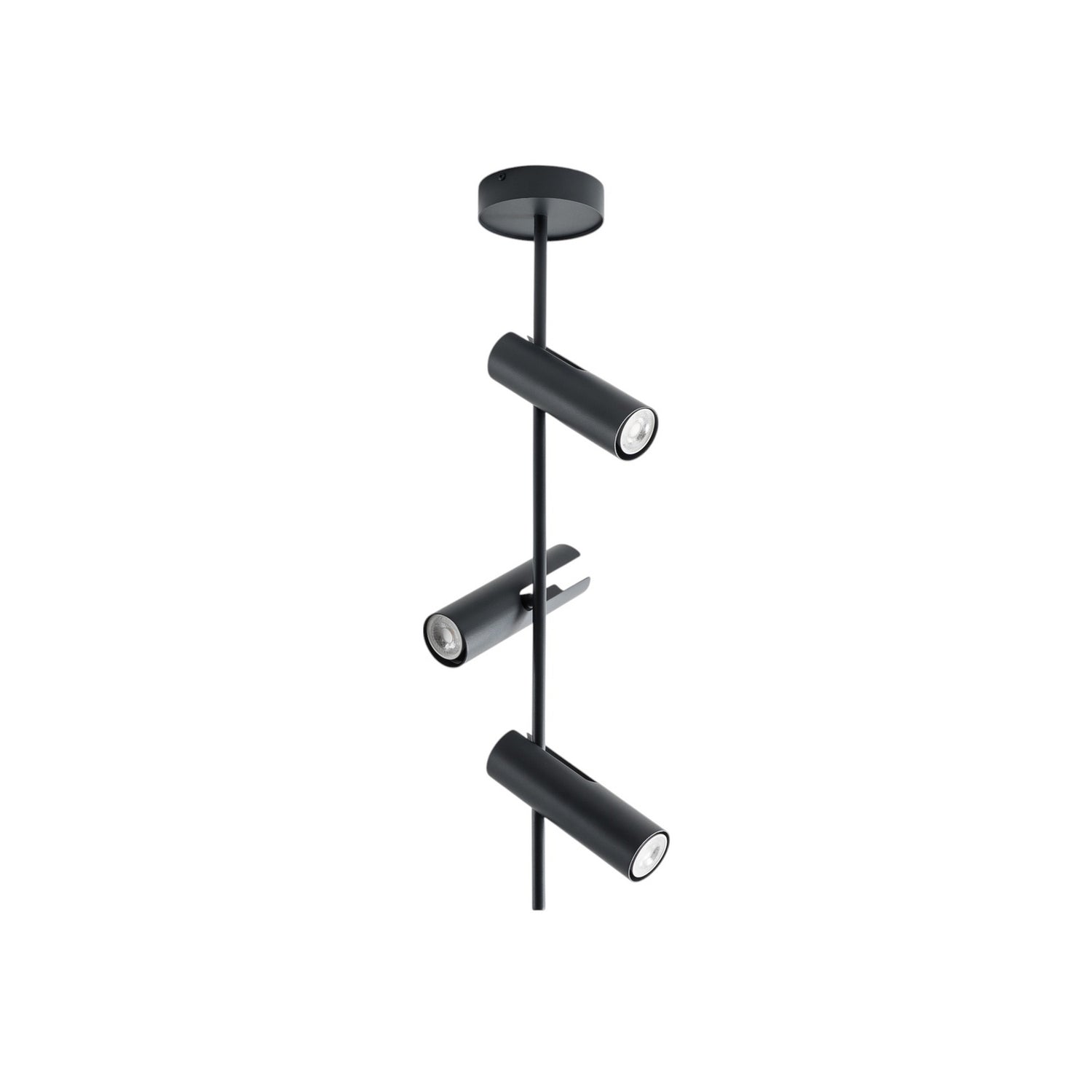 B-Ware Leda Deckenspot Deckenstrahler Lampe Leuchte Anthrazit Stahl Dreiflammig 76 Cm - 5902846810629