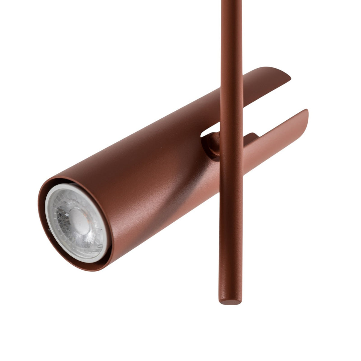 Leda Deckenspot Spot Leuchte ziegelrot 3-flammig Stahl Höhe 76 cm364 - 5902846810599