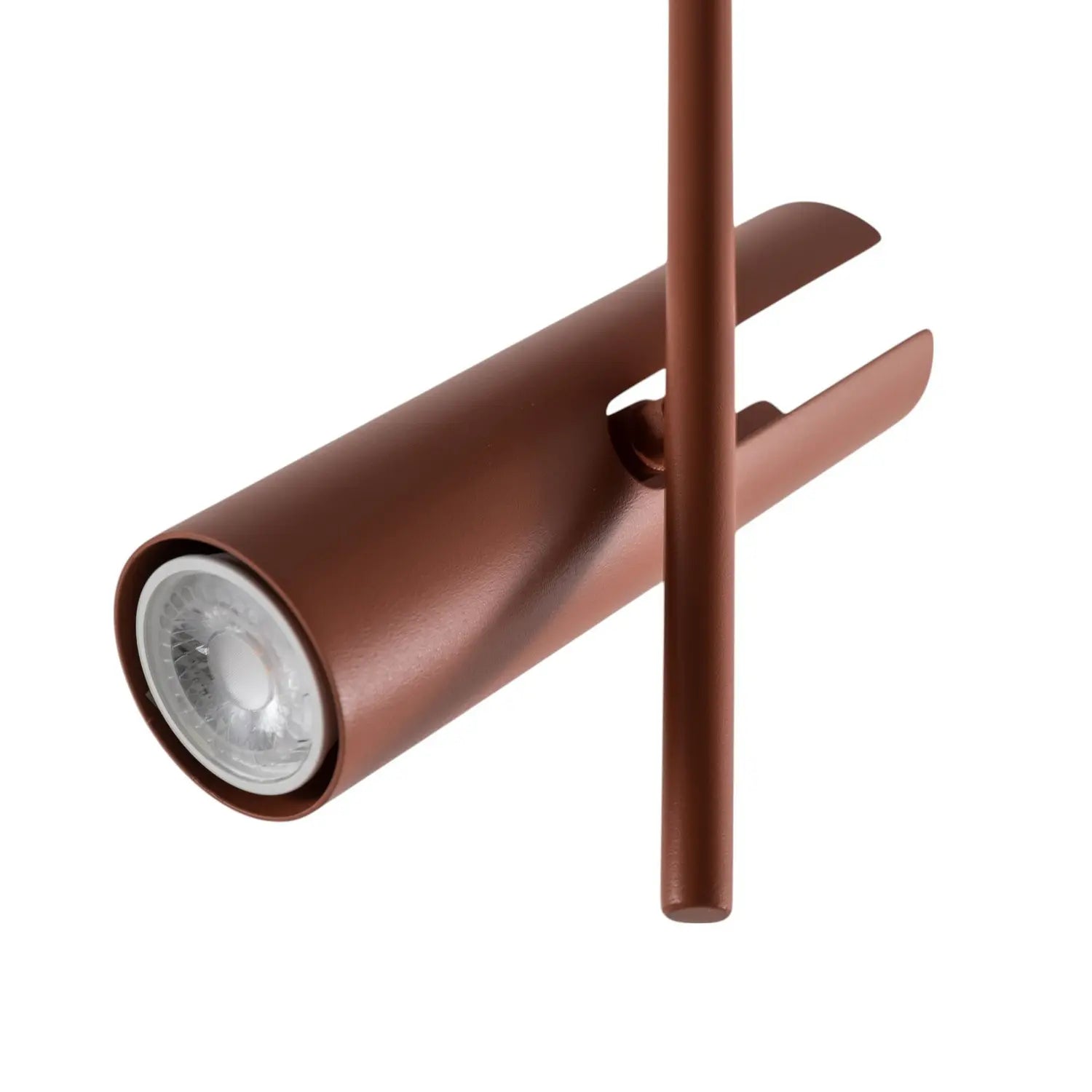 B-Ware Leda Deckenspot Spot Leuchte Ziegelrot 3 Flammig Stahl Höhe 76 Cm - 5902846810599