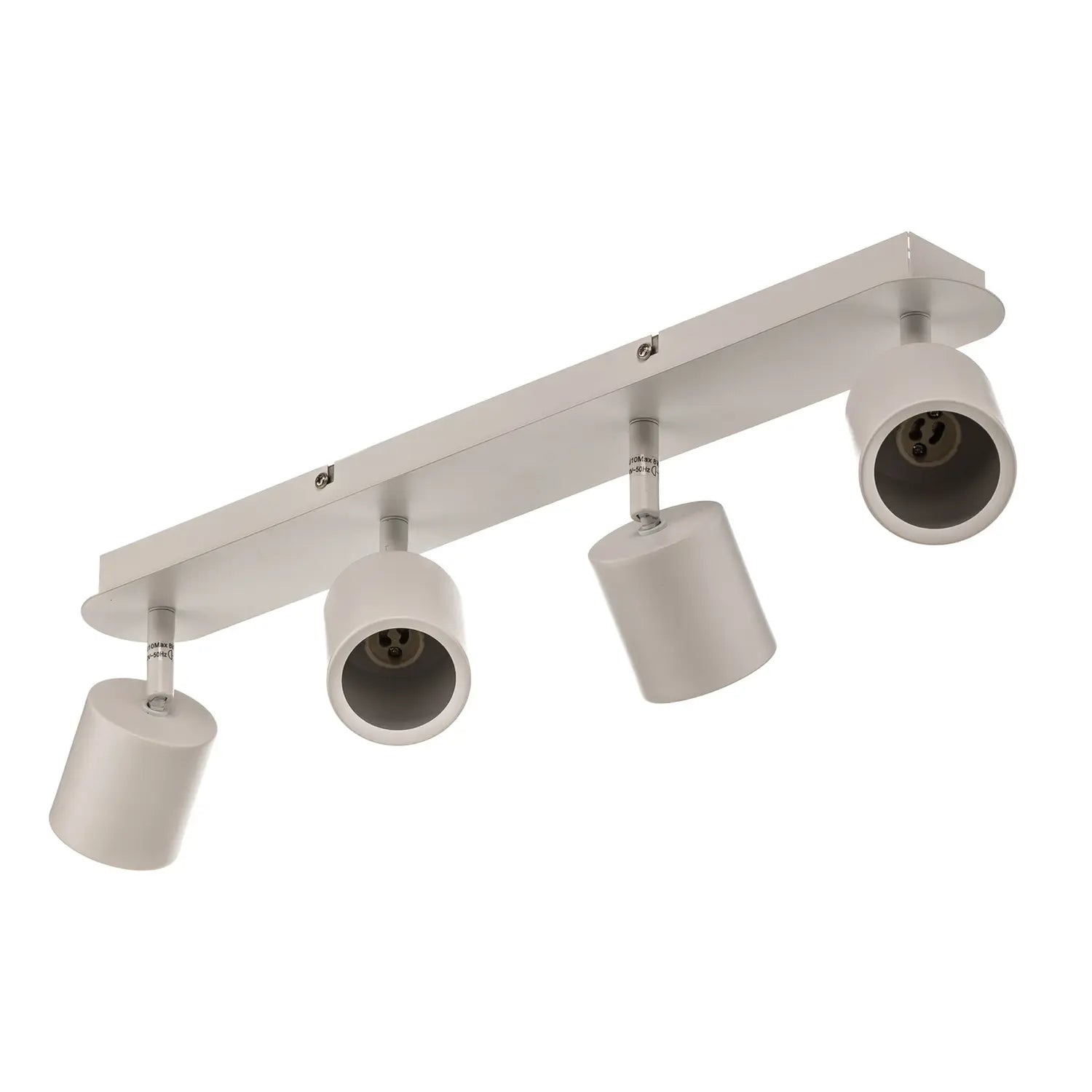 B-Ware Modo Deckenspot Strahler Deckenlampe Leuchte Edelstahl Kunststoff Weiß 4 Flg - 5907565914276