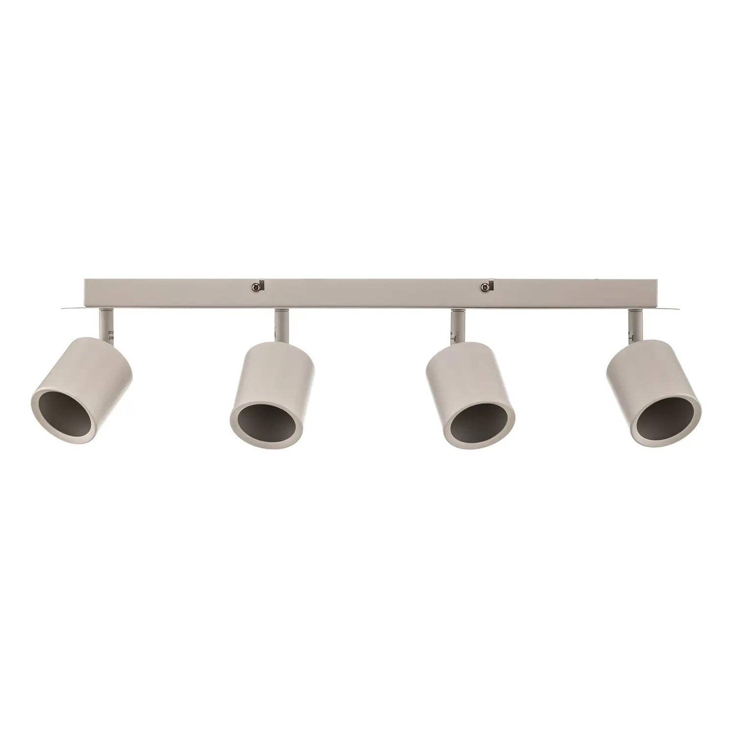B-Ware Modo Deckenspot Strahler Deckenlampe Leuchte Edelstahl Kunststoff Weiß 4 Flg - 5907565914276