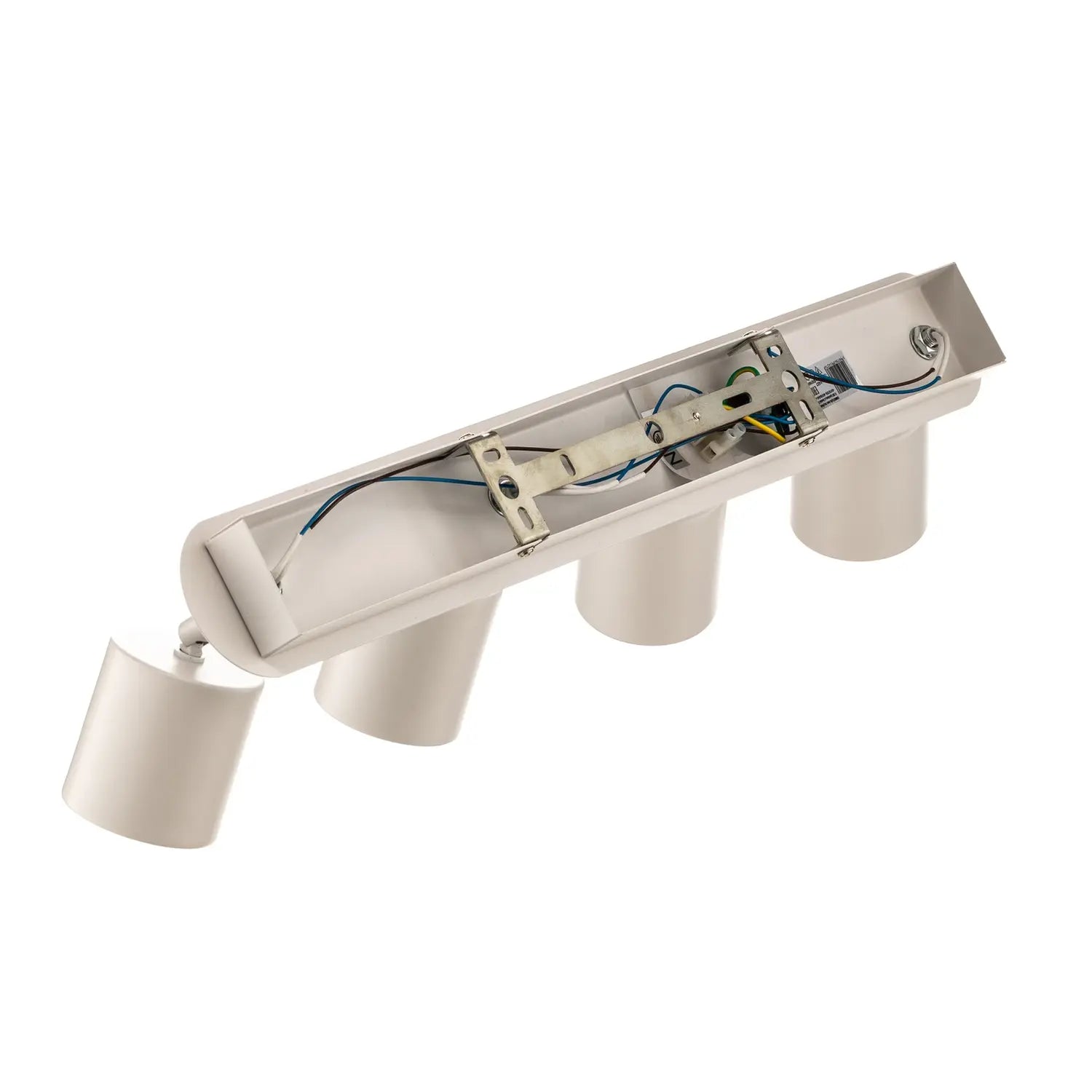 B-Ware Modo Deckenspot Strahler Deckenlampe Leuchte Edelstahl Kunststoff Weiß 4 Flg - 5907565914276