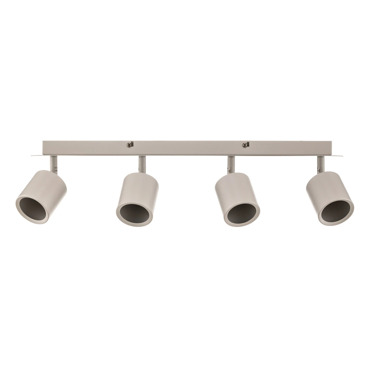Modo Deckenspot Strahler Deckenlampe Leuchte Edelstahl Kunststoff Weiß 4-flg - 5907565914276