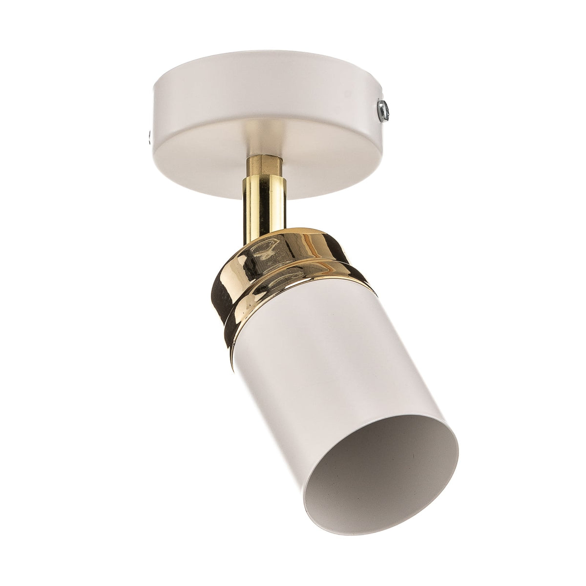 Reno Deckenspot Deckenstrahler Spot Lampe Leuchte weiß gold einflammig - 5907565951547