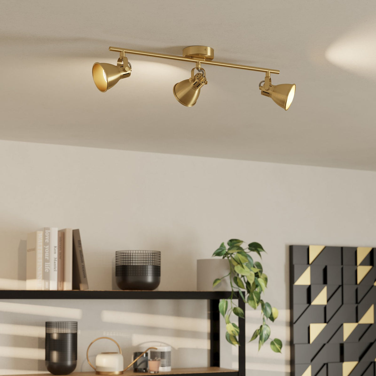 EGLO Seras Deckenspot Deckenlampe Deckenleuchte Strahler Lampe Leuchte gold G964 - 9008606235667