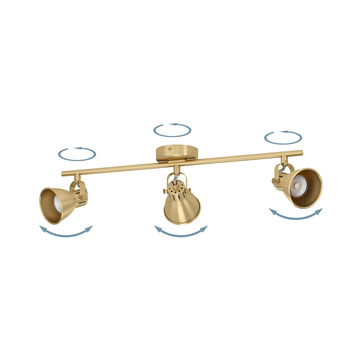 EGLO Seras Deckenspot Deckenlampe Deckenleuchte Strahler Lampe Leuchte gold G964 - 9008606235667