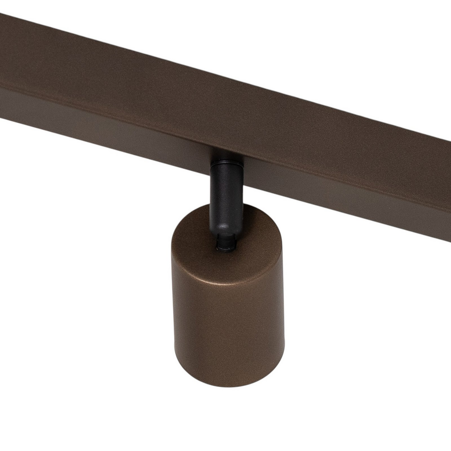 B-Ware Deckenspot Top Spotleuchte Leuchte Justierbar Braun Vierflammig Linear