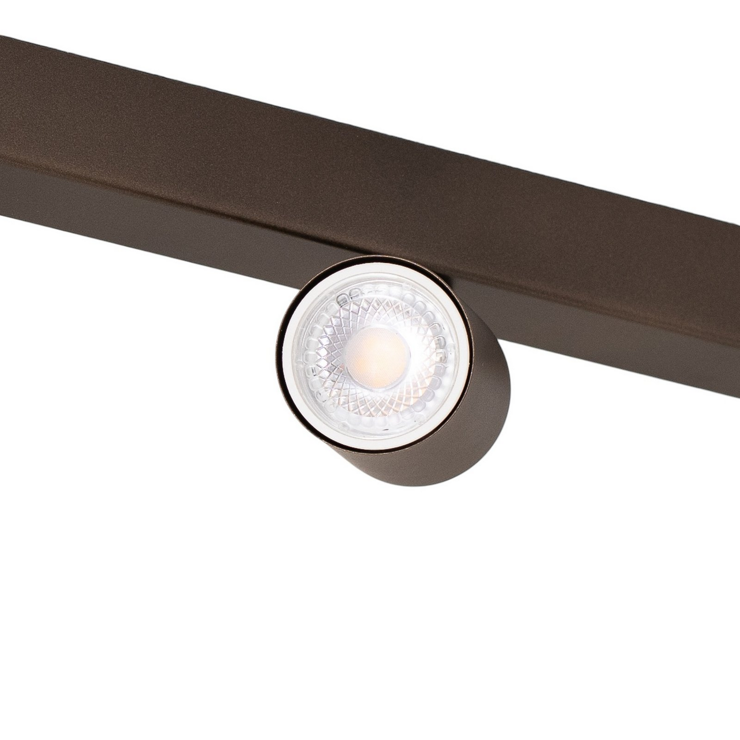 B-Ware Deckenspot Top Spotleuchte Leuchte Justierbar Braun Vierflammig Linear777