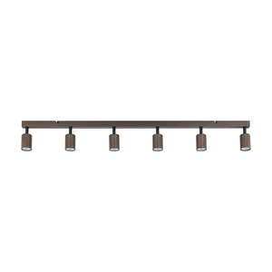 B-Ware Tk Lighting Deckenspot Top Justierbar Braun Sechsflammig Linear Deckenlampe G420