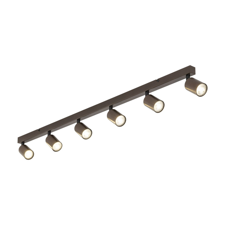 Deckenspot Top Justierbar Braun Sechsflammig Linear Deckenlampe Lampe Leuchte B-Ware - 5901780561833