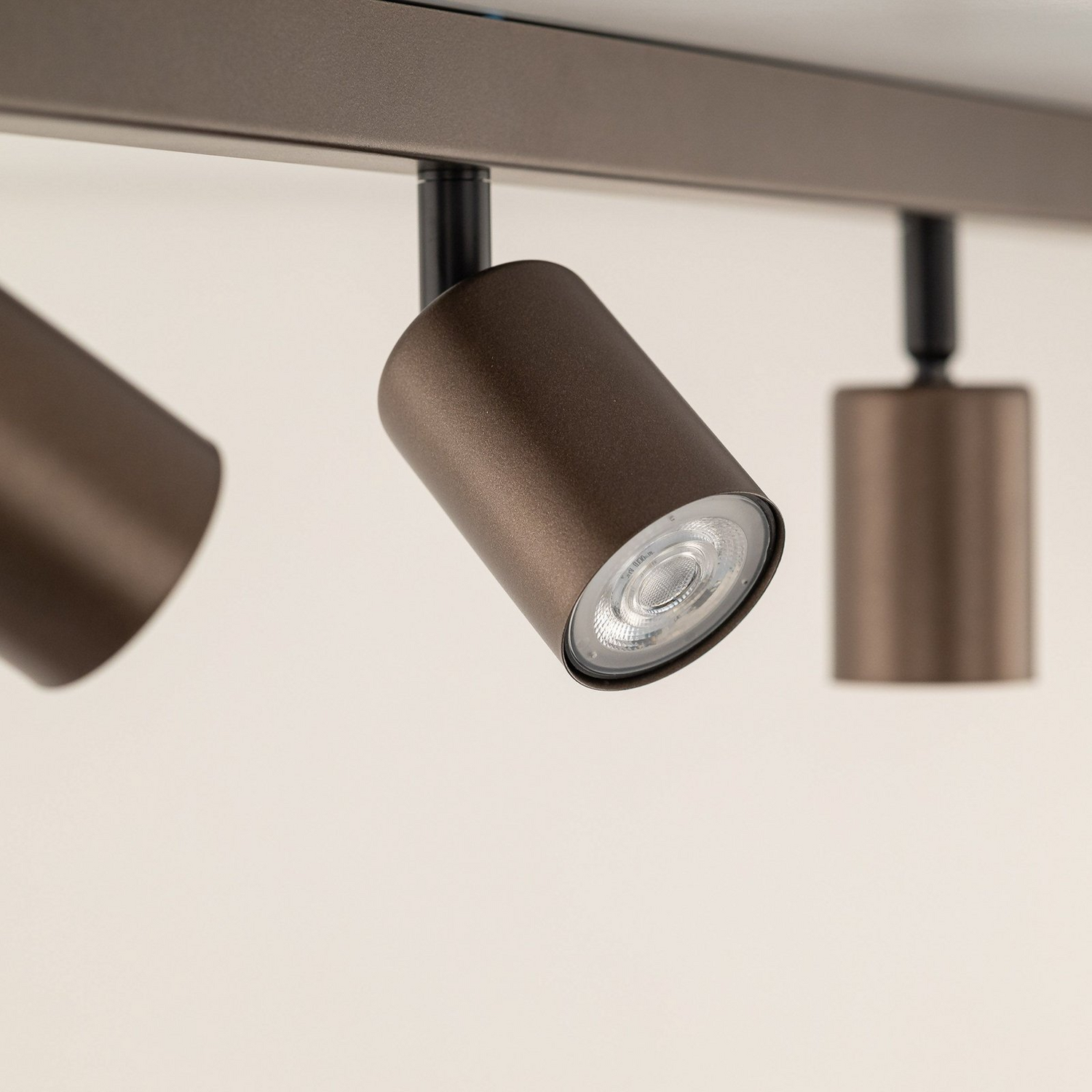 B-Ware Tk Lighting Deckenspot Top Justierbar Braun Sechsflammig Linear Deckenlampe G420
