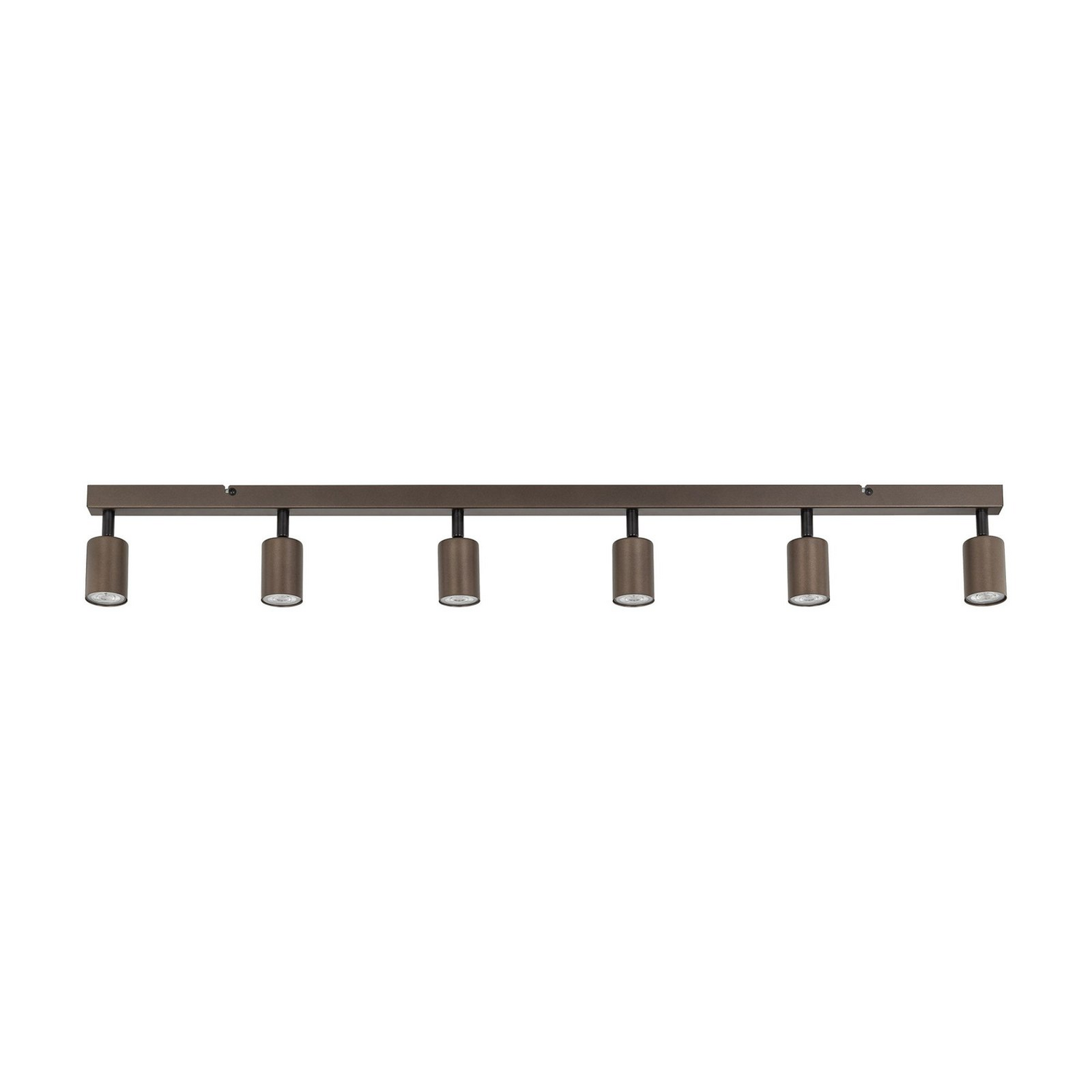 B-Ware Tk Lighting Deckenspot Top Justierbar Braun Sechsflammig Linear Deckenlampe Gu10