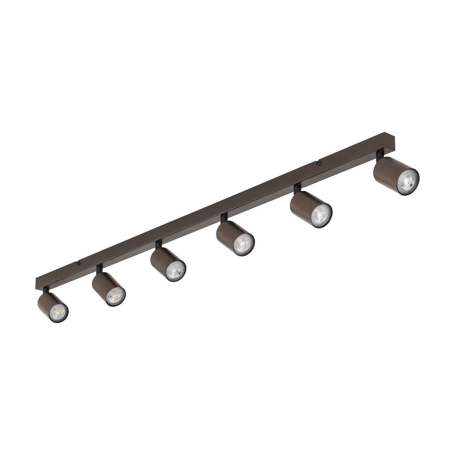 B-Ware Tk Lighting Deckenspot Top Justierbar Braun Sechsflammig Linear Deckenlampe G420