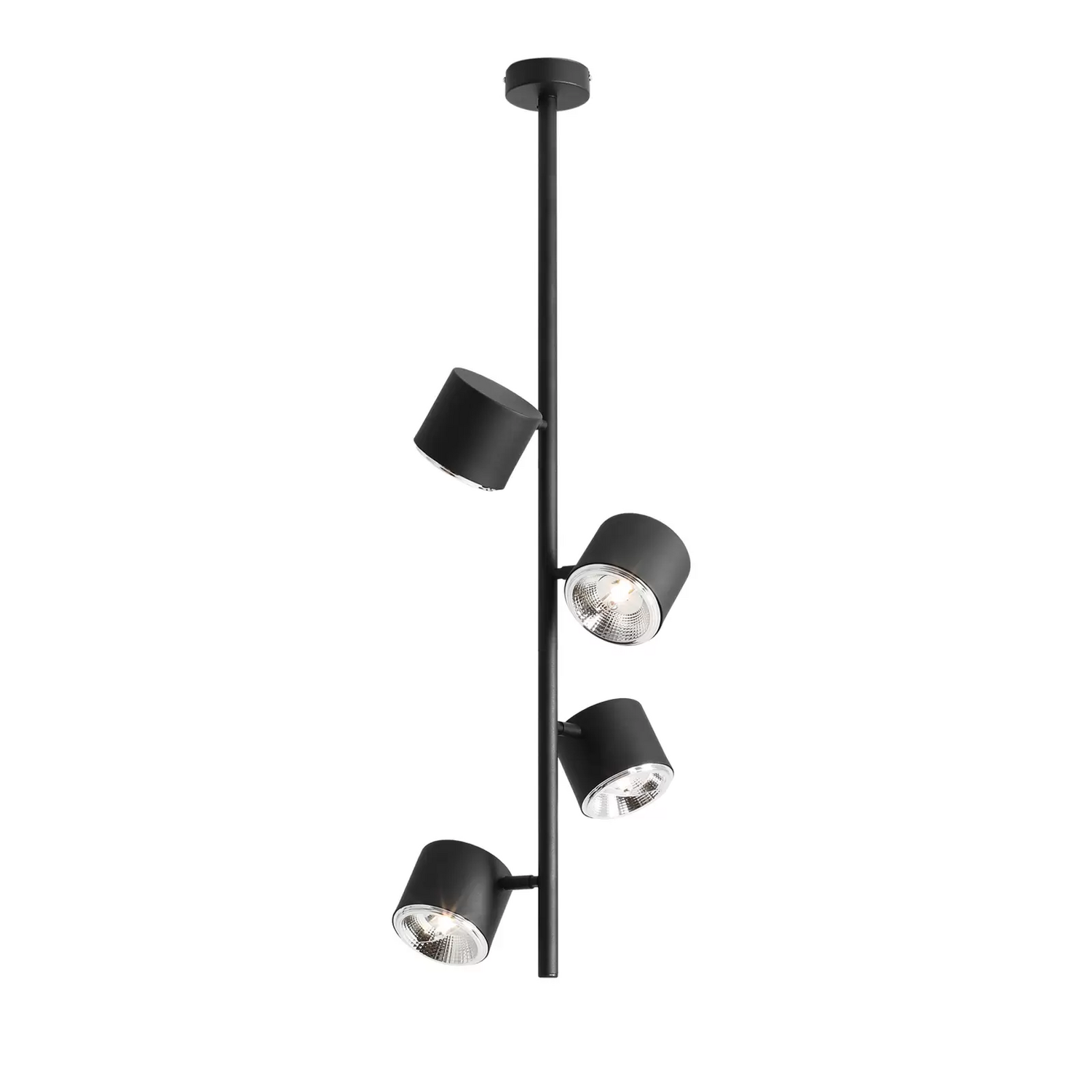 B-Ware Aldex Deckenstrahler 4 Flammig Schwarz Deckenlampe Deckenleuchte Lampe Spot - 5904798654634