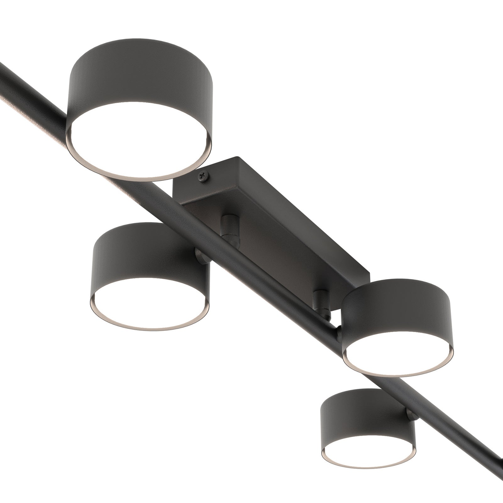 Bet Deckenstrahler Deckenspot schwarz Metall 100 cm Stahl pulverbeschichtet940 - 5907106012256