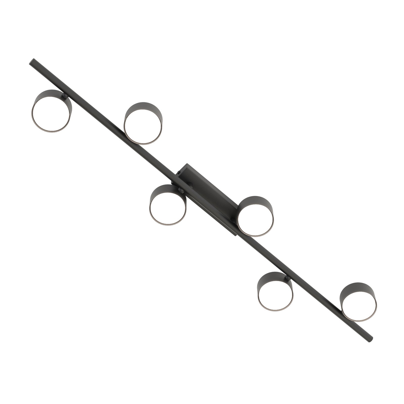 Bet Deckenstrahler Deckenspot schwarz Metall 100 cm Stahl pulverbeschichtet940 - 5907106012256