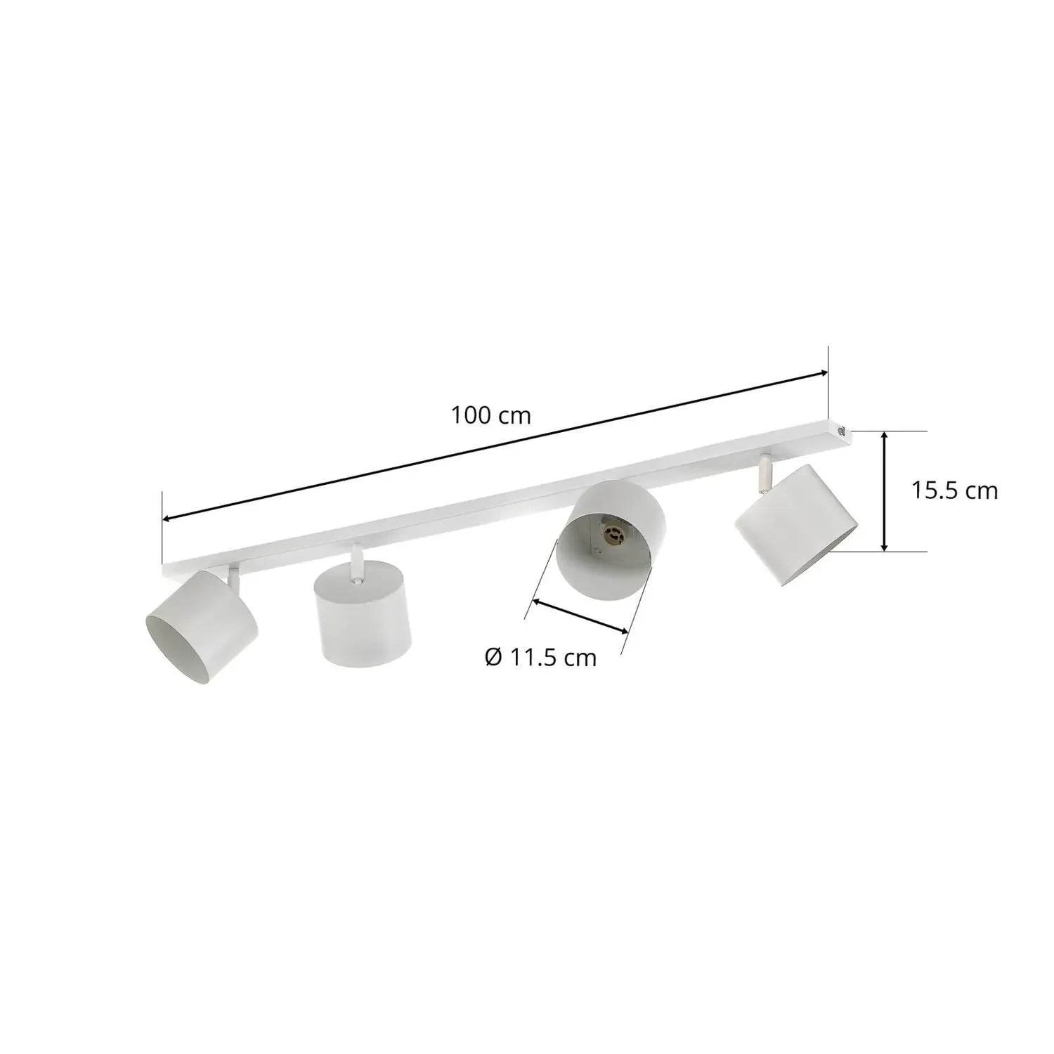 B-Ware Aldex Deckenstrahler Deckenlampe Deckenleuchte Leuchte Bot Weiß Vierflammig 35 W  - 5904798652326