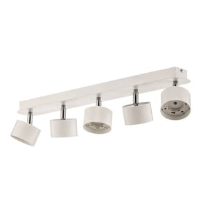 B-Ware Euluna Deckenstrahler Cloudy Deckenlampe Wohnzimmerleuchte 5-flammig GX53 weiß