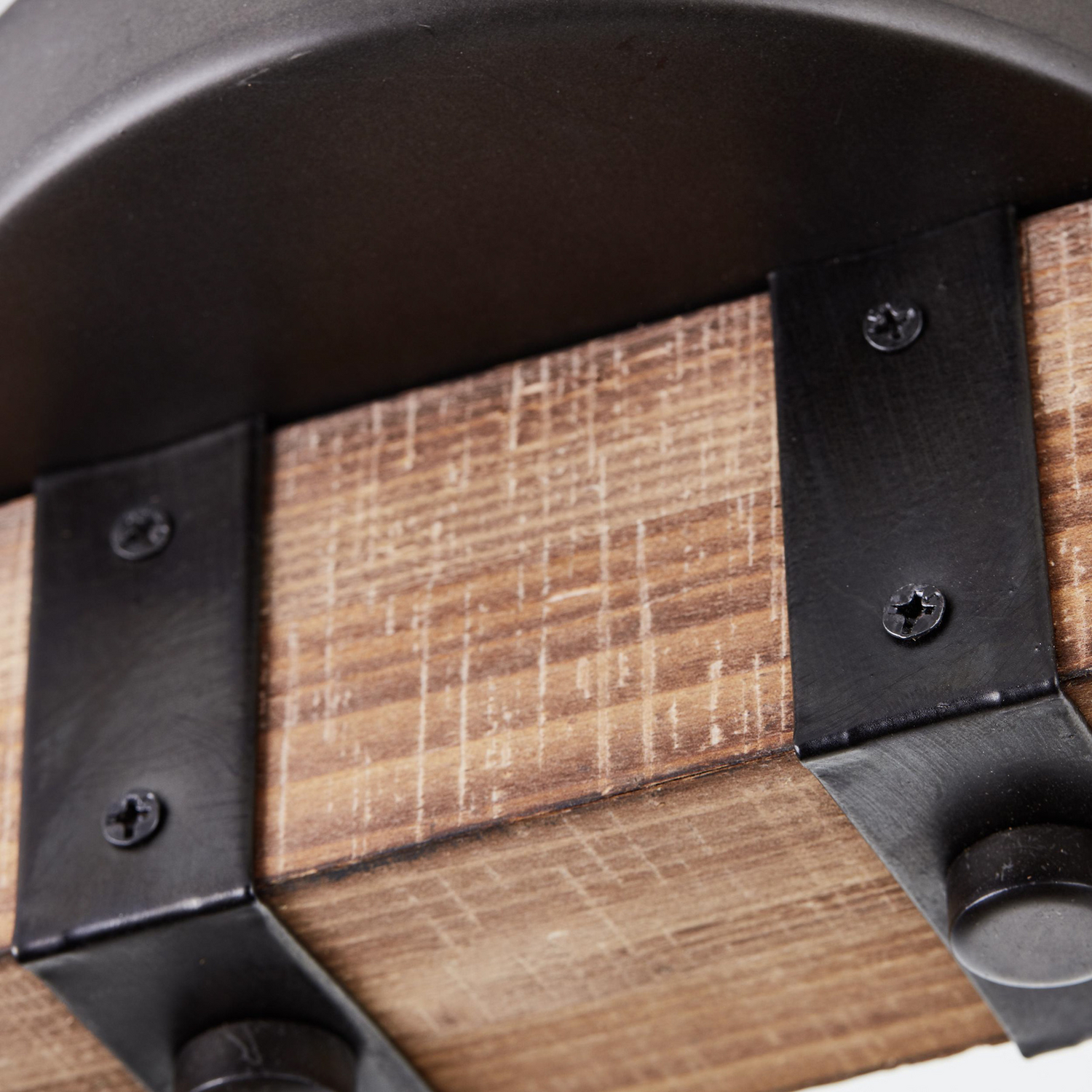 B-Ware Brilliant Deckenstrahler Decca Länge 78 Cm Schwarz Holz Deckenlampe Lampe Spot - 4004353361456