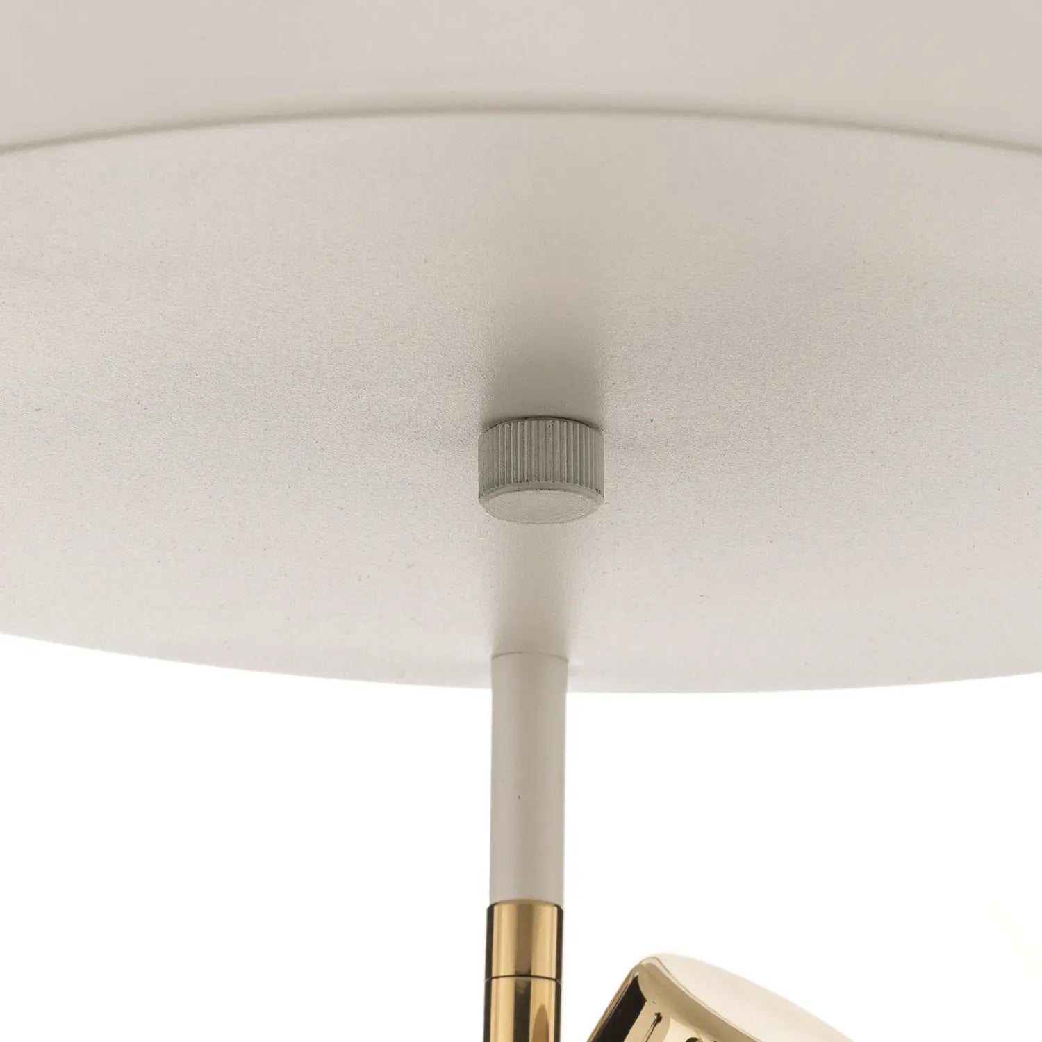 B-Ware Deckenstrahler Deckenleuchte Lampe Destin Weiß Messing Dreiflammig Stahl E27 Led - 5902553215304