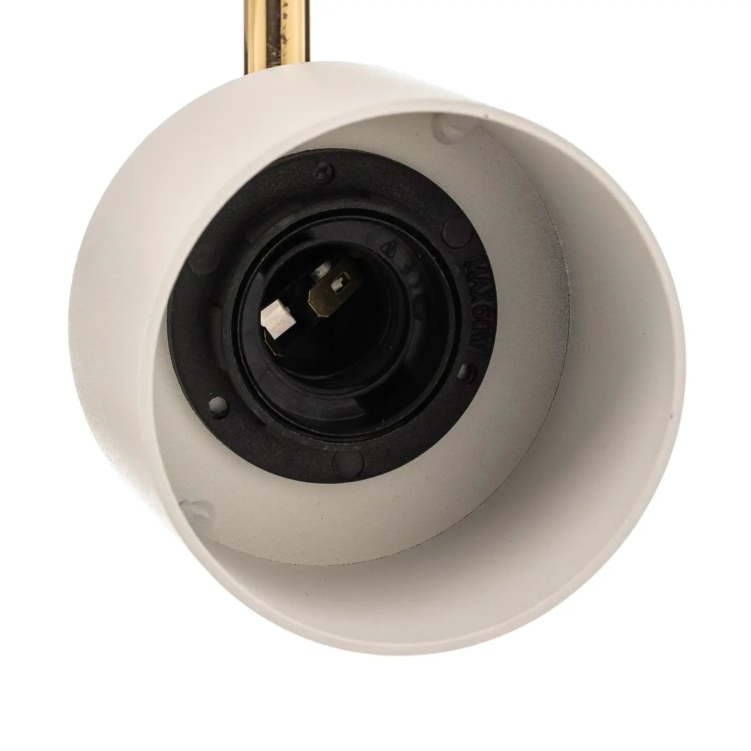 B-Ware Deckenstrahler Deckenleuchte Lampe Destin Weiß Messing Dreiflammig Stahl E27 Led - 5902553215304