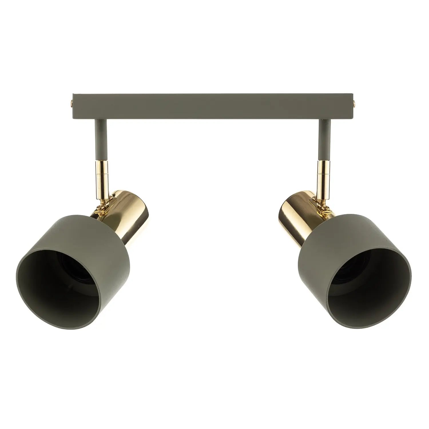 B-Ware Euluna Deckenstrahler Deckenlampe Lampe Leuchte Destin Zweiflammig Grün/Mess218 - 5902553215403