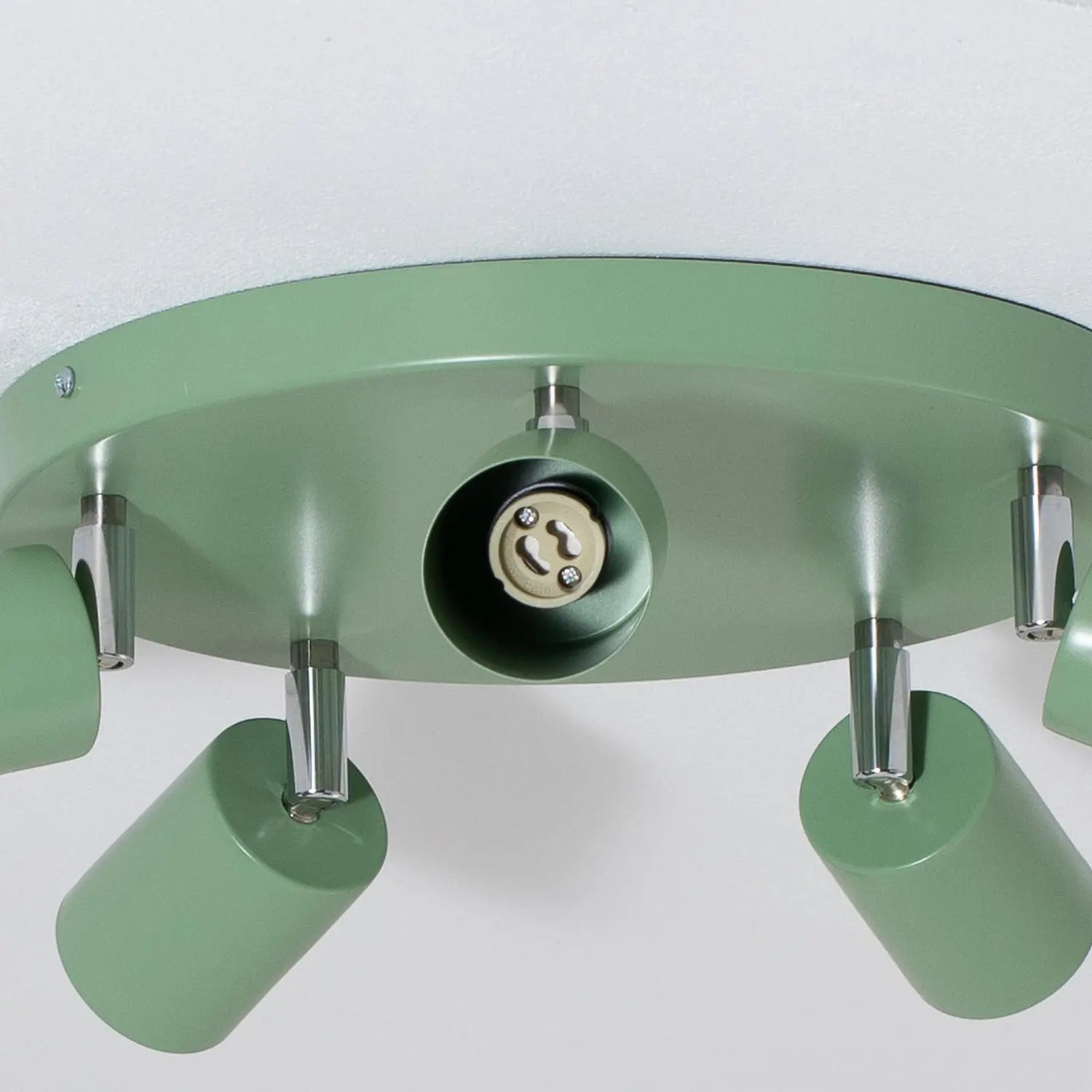 B-Ware Deckenstrahler Fun Strahler Lampe Hellgrün Stahl ø 30 Cm Verstellbar Gu10 Led - 5907565992748