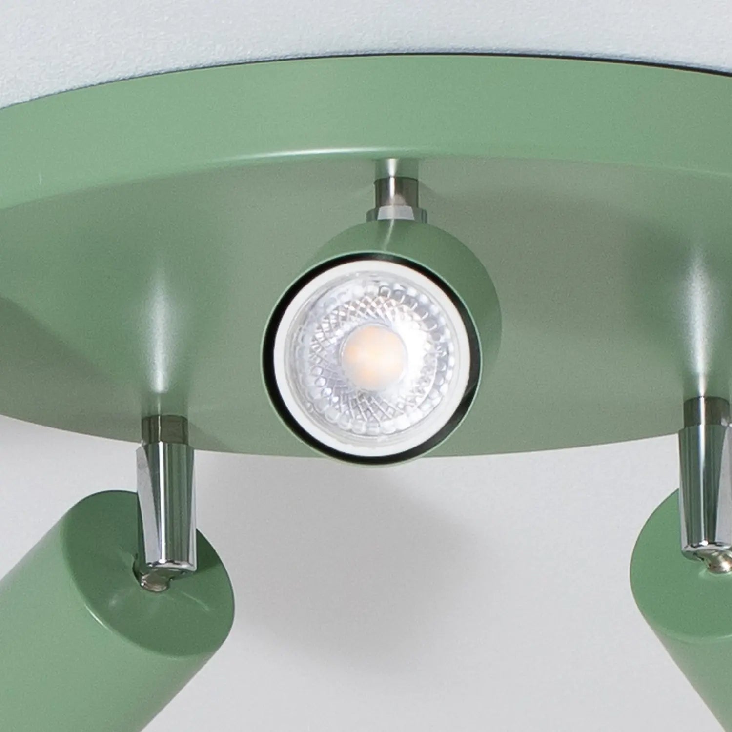 B-Ware Deckenstrahler Fun Strahler Lampe Hellgrün Stahl ø 30 Cm Verstellbar Gu10 Led - 5907565992748