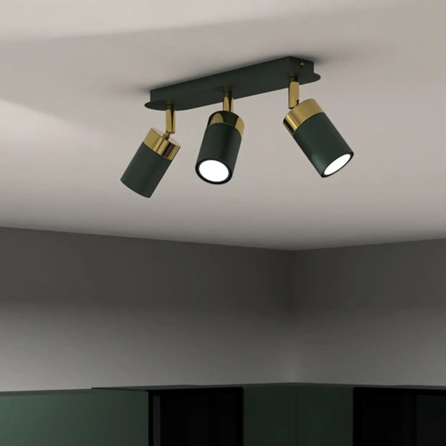 B-Ware Eko Light Joker Deckenstrahler Spotlampe Lampe Grün Gold Gu10 Siehe Text/Foto - 5902693777199