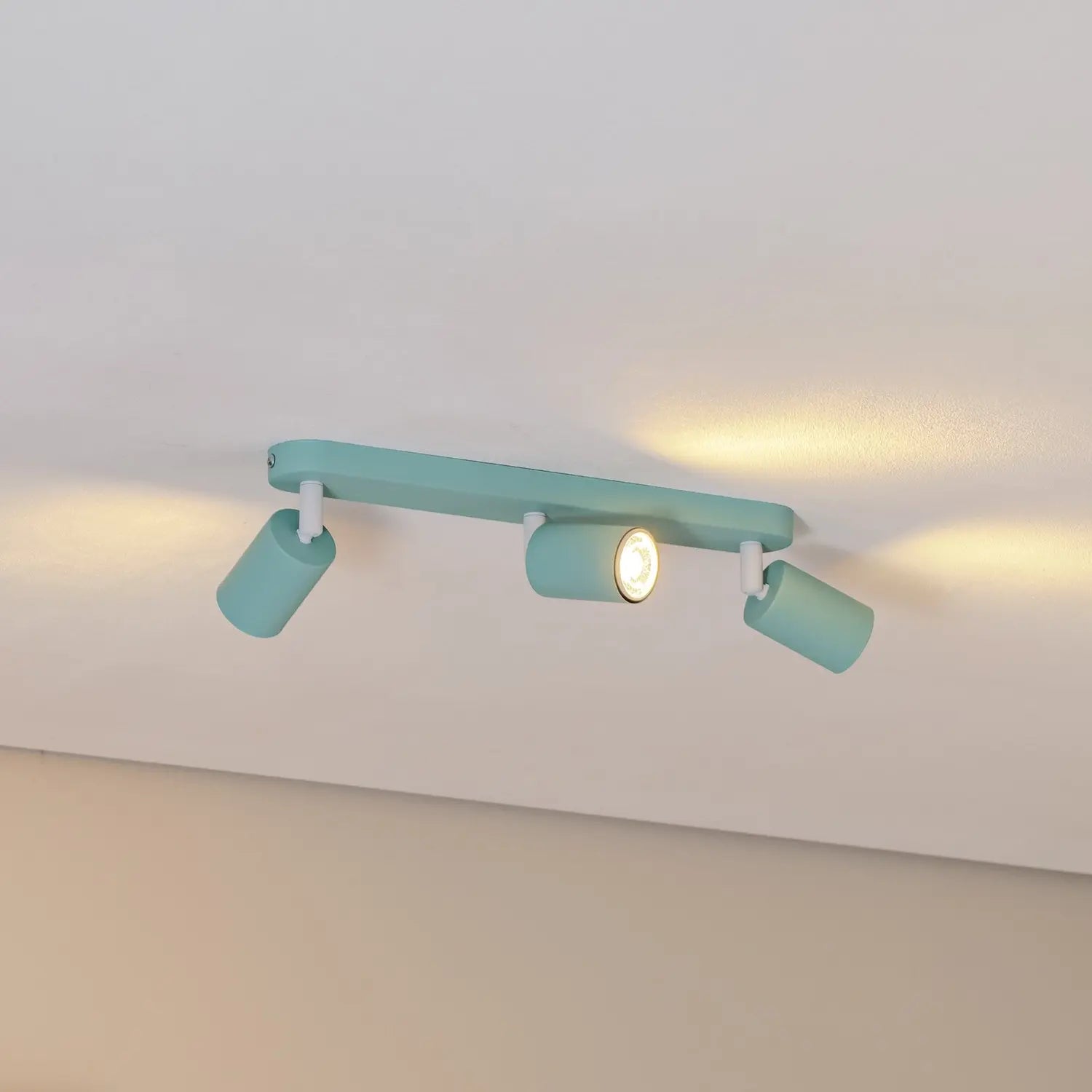 B-Ware Tk Lighting Deckenstrahler Livia Mintgrün Strahler Gu10 Metall 52cm 3 Flammig