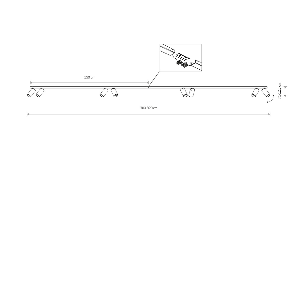 B-Ware Nowodvorski Lighting Mono Viii Deckenstrahler Deckenlampe Lampe Siehe Text/Foto - 5903139769891