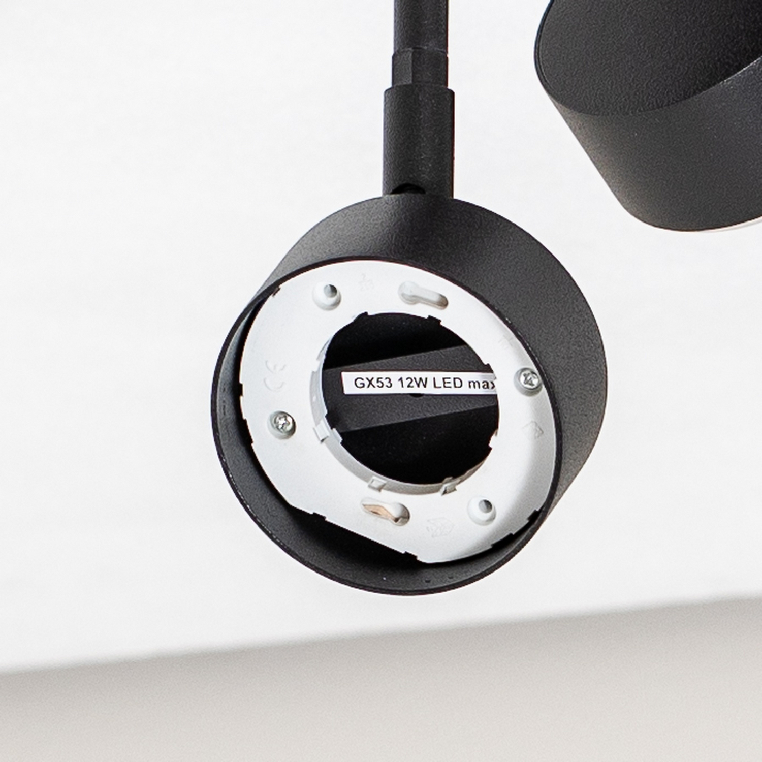 B-Ware Nemo Deckenstrahler Spotlampe Gx53 Schwarz 2 Flammig 21 Cm Beweglich - 5905143287927