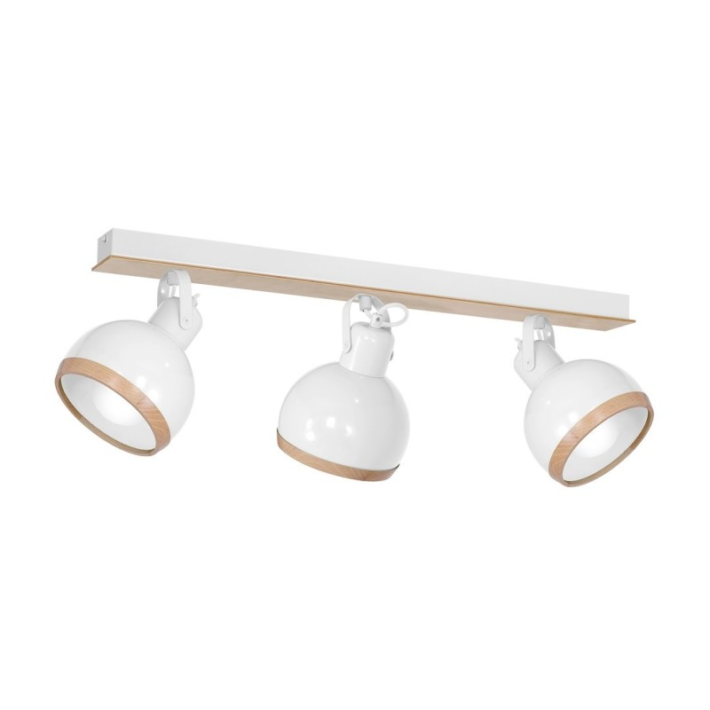 Deckenstrahler Oval Länglicher Strahler Deckenleuchte Lampe 3 Flg. E27 Weiß  B-Ware - 5902693772026