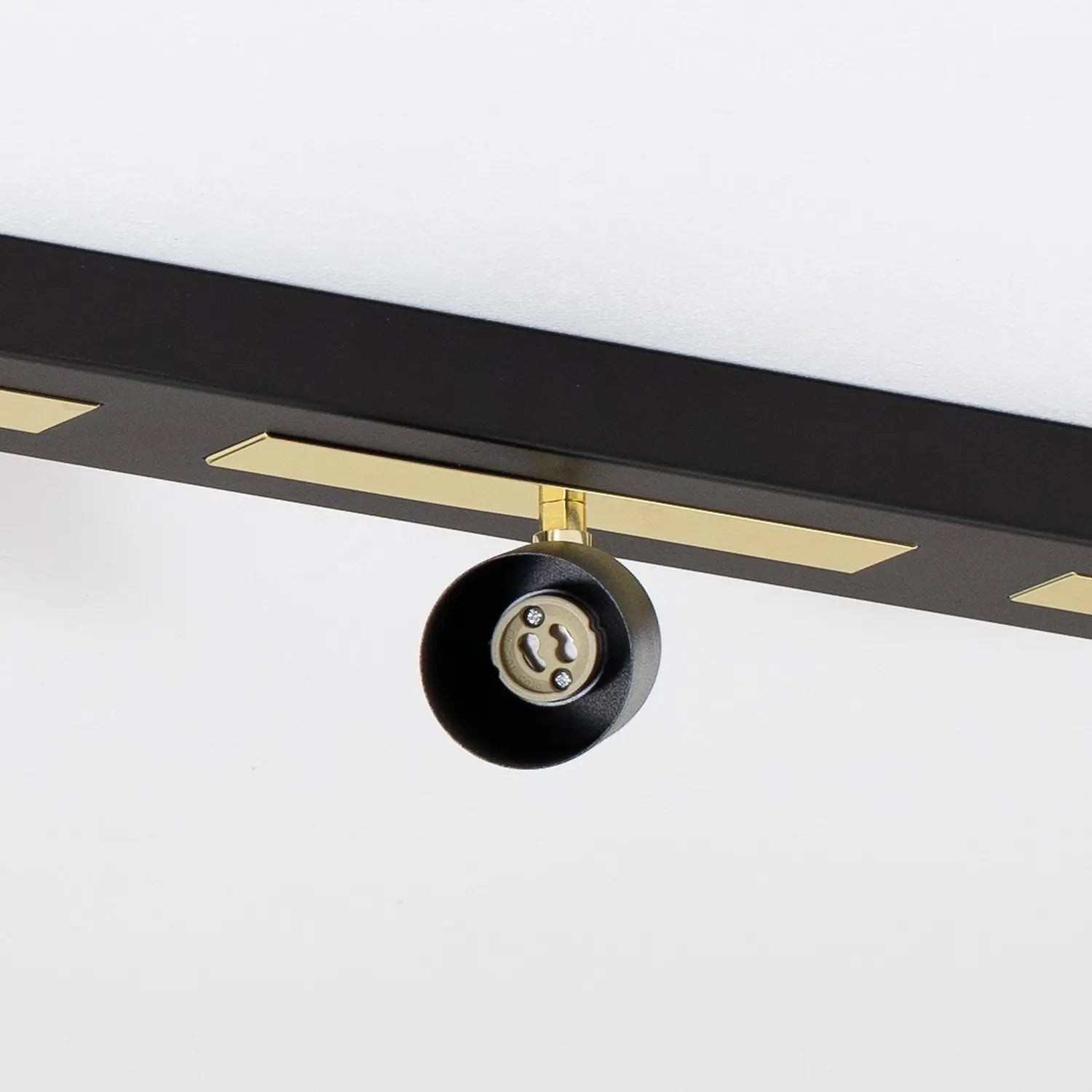 B-Ware Deckenstrahler Rodez Deckenspot Strahler Schwarz Gold Stahl 3 Flammig Gu10 Led - 5907565916638