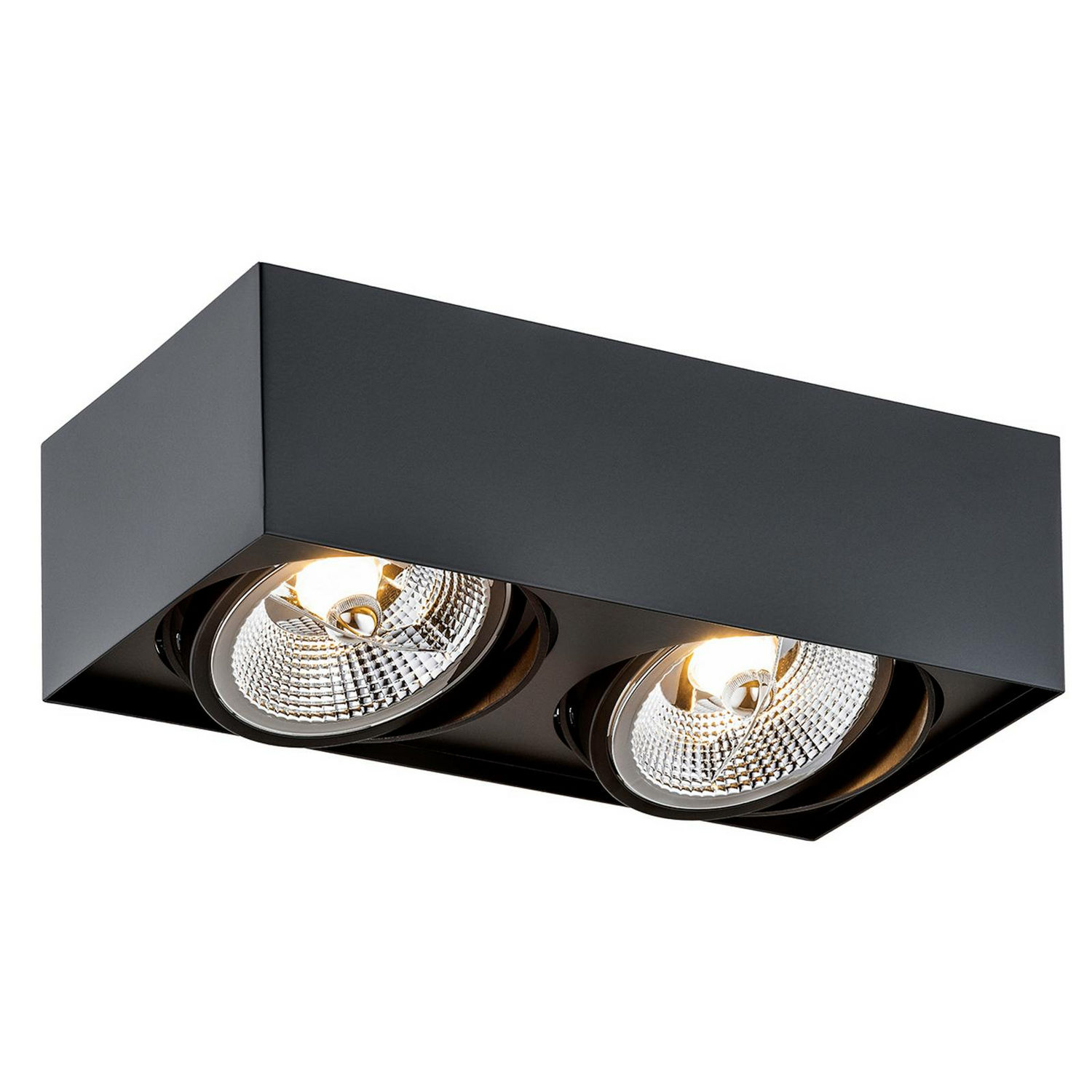 B-Ware Euluna Deckenstrahler Ronda Deckenlampe Lampe Leuchte Zweiflammig Gu10 Schwarz - 5902553225082