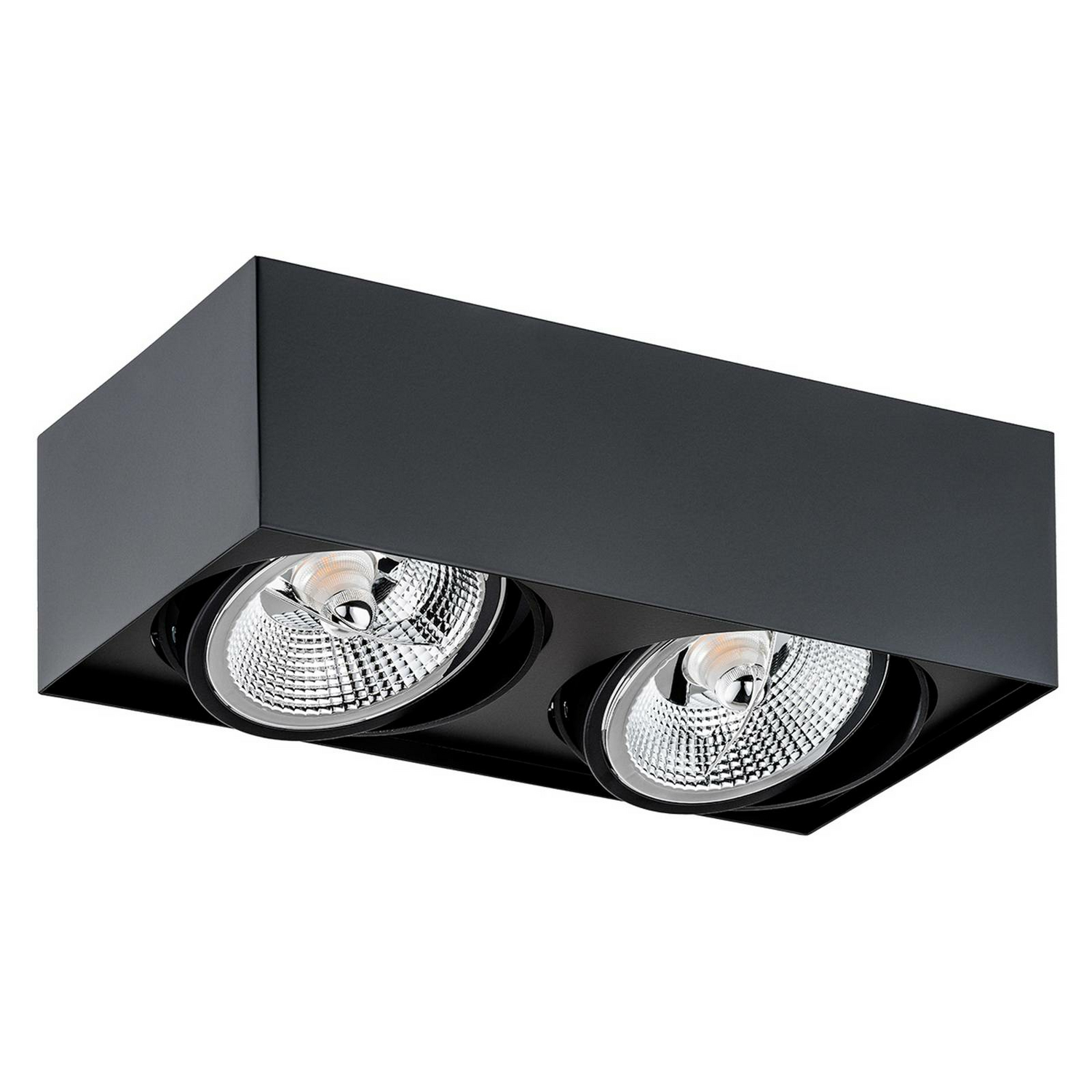 B-Ware Euluna Deckenstrahler Ronda Deckenlampe Lampe Leuchte Zweiflammig Gu10 Schwarz - 5902553225082