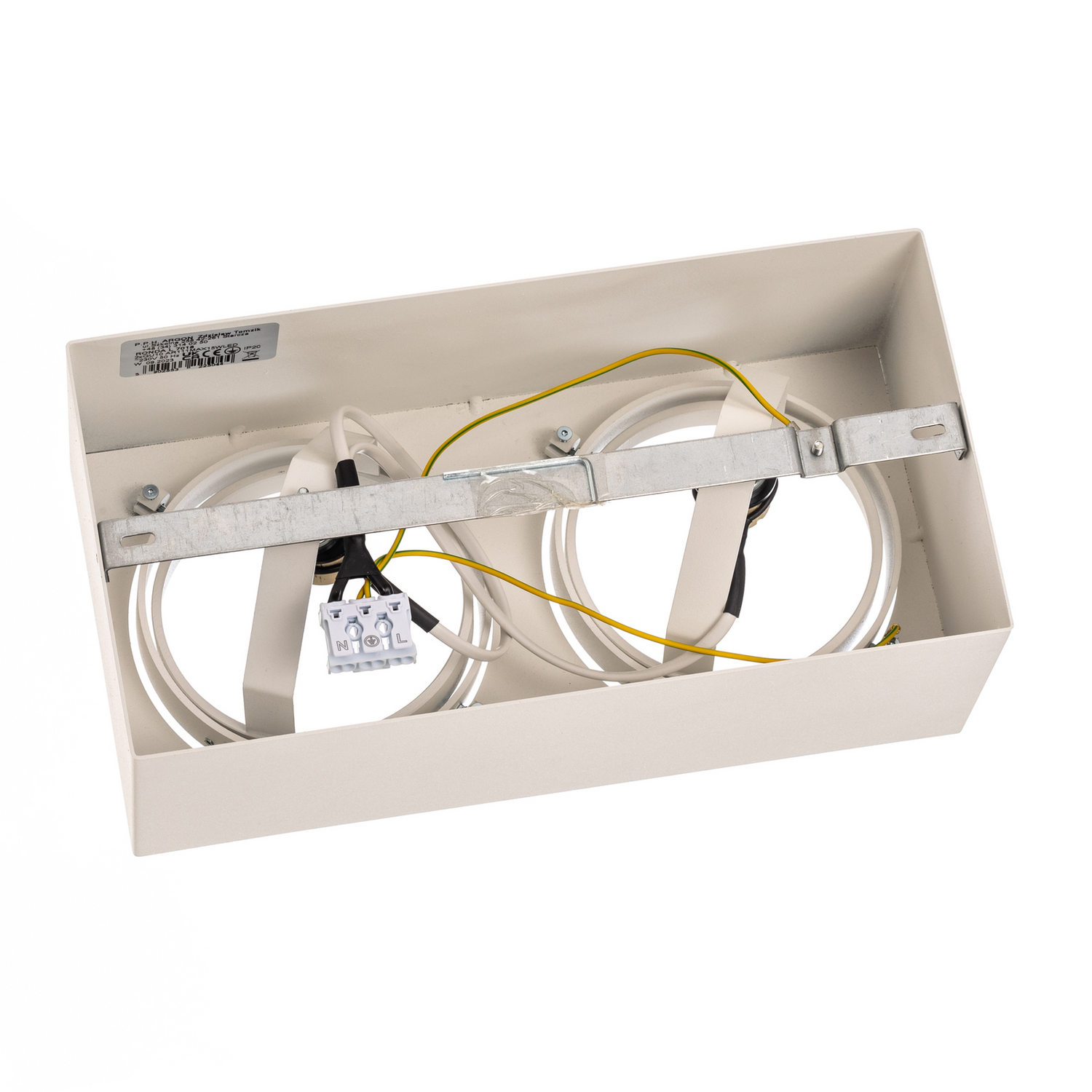 B-Ware Argon Ronda Deckenstrahler Spotleuchte Weiß Beleuchtung Zweiflammig Lampen - 5902553225044