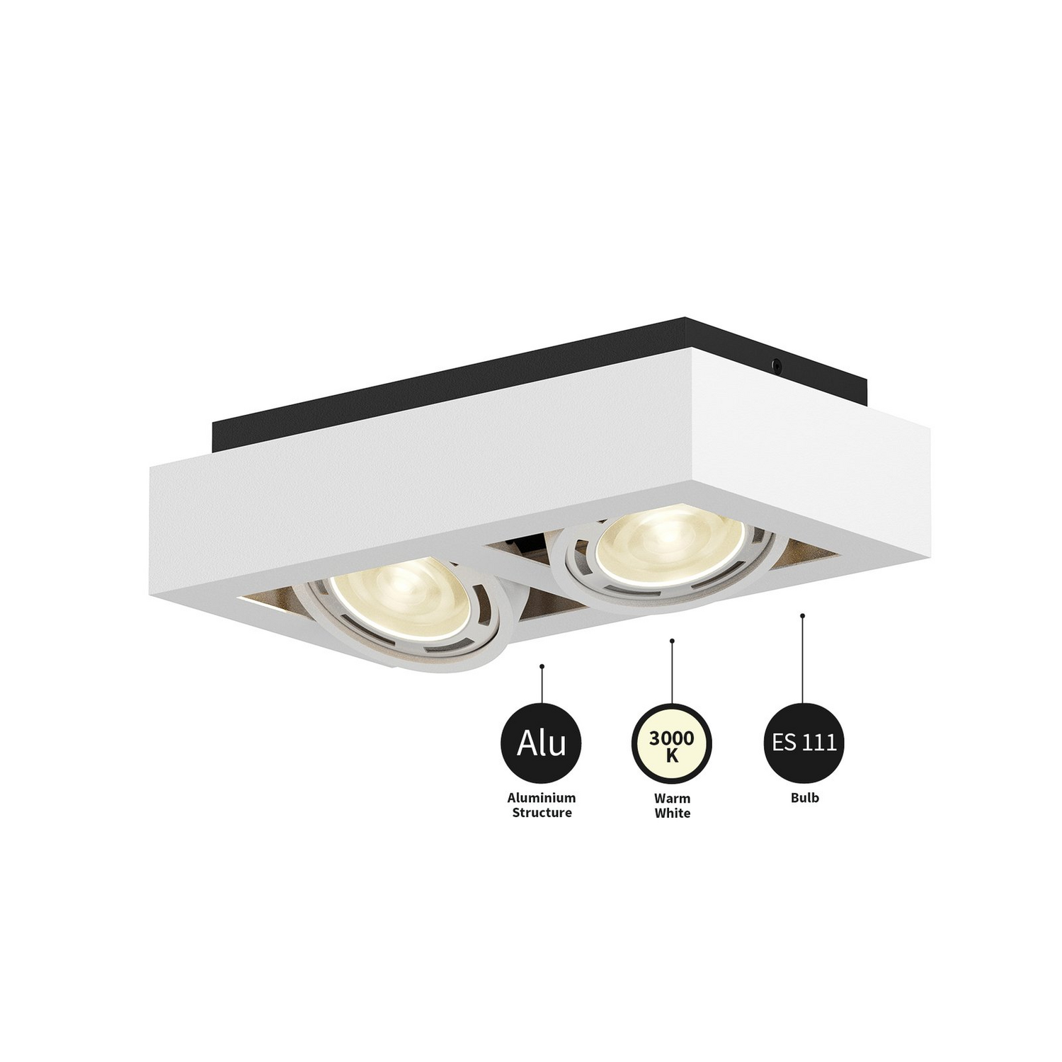 B-Ware Arcchio Led Deckenstrahler Ronka Deckenlampe Deckenleuchte Gu10 Weiß Siehe Text - 4251096559682