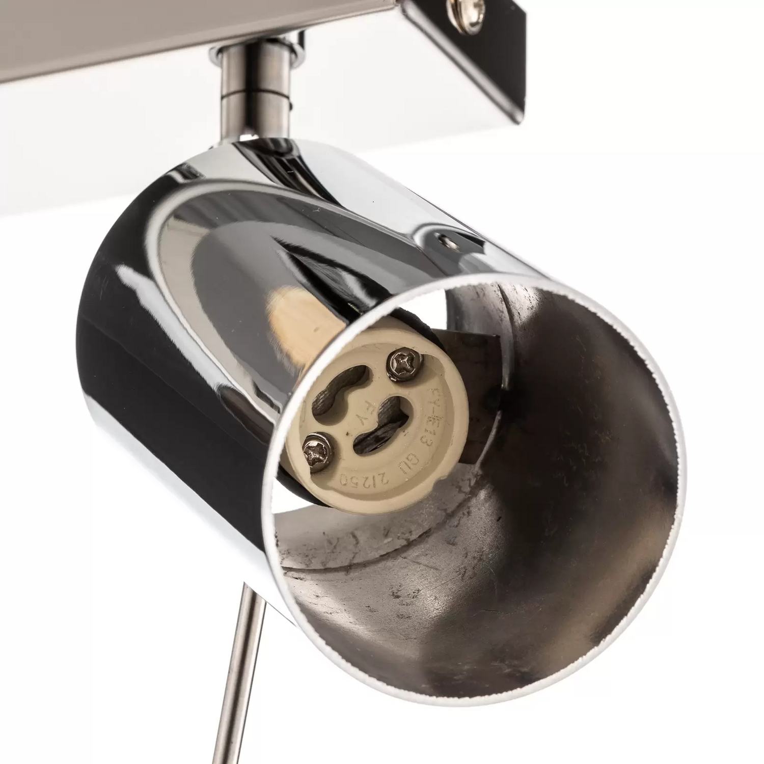 B-Ware Deckenstrahler Round Chrom Deckenleuchte Strahler Deckenlampe Lampe Leuchte Gu10 - 5903282711044