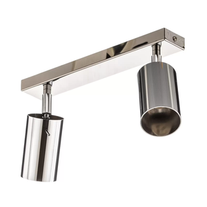 B-Ware Deckenstrahler Round Chrom Deckenleuchte Strahler Deckenlampe Lampe Leuchte Gu10