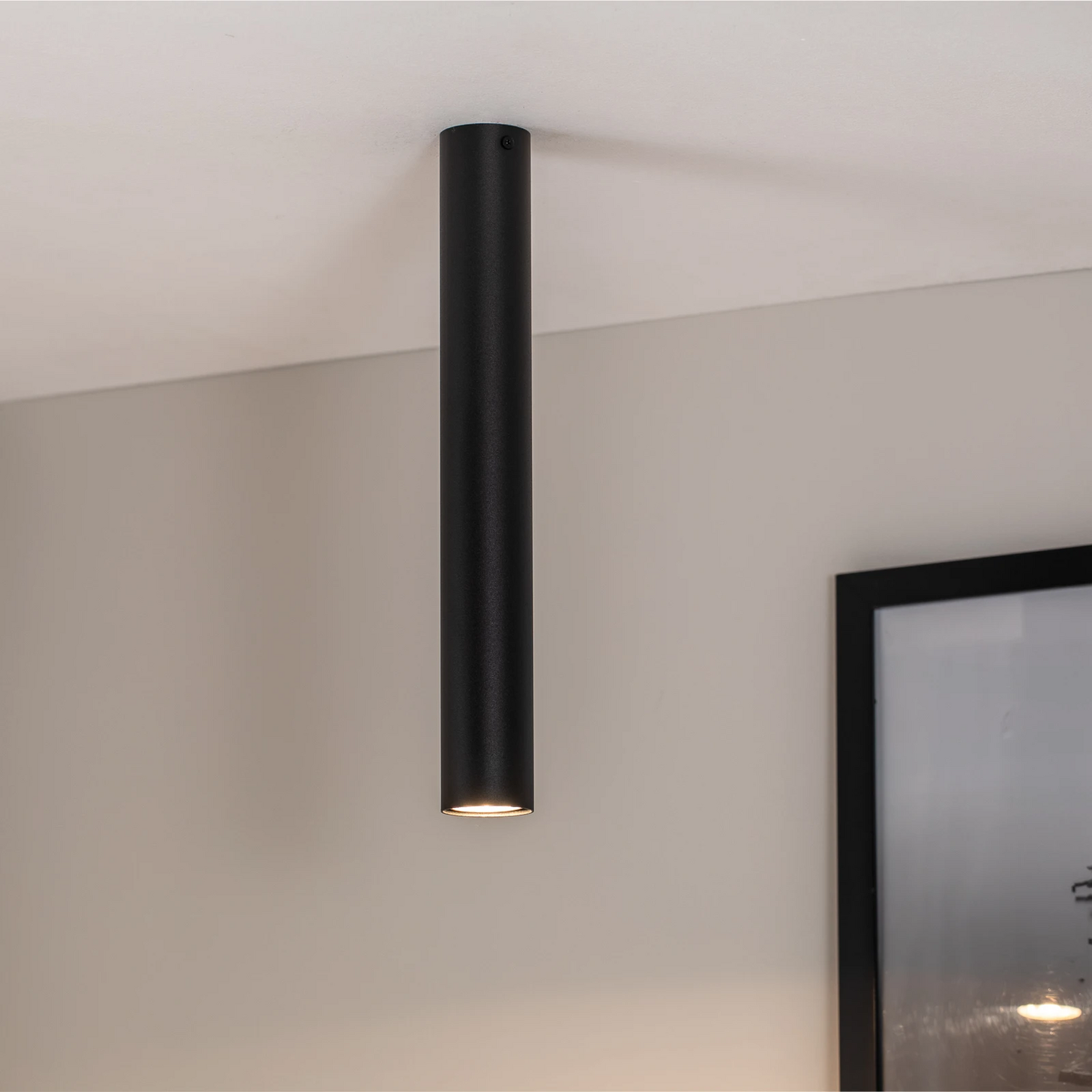 Emibig Deckenstrahler Tecno 1 L Gu10 H45 Cm Schwarz Deckenlampe Pendelleuchte B-Ware