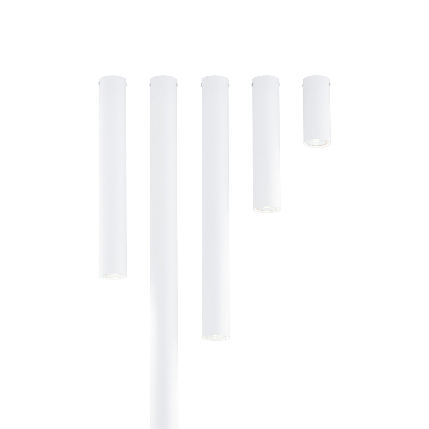 B-Ware Deckenstrahler Lampe Strahler Tecno 1 Xxl Stahl Weiß Gu10 Led Dimmbar 80 Cm - 5901738928701