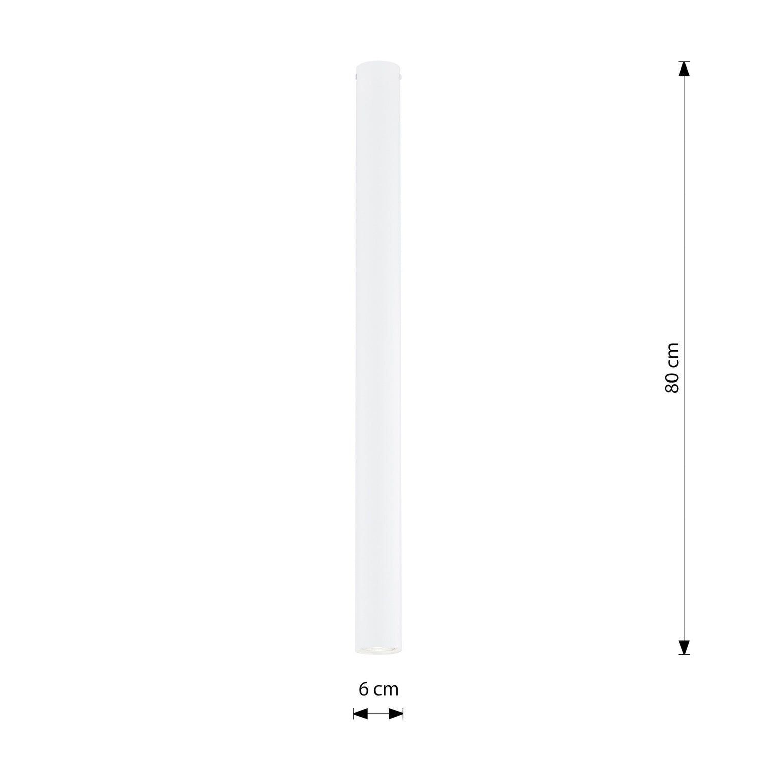 B-Ware Deckenstrahler Lampe Strahler Tecno 1 Xxl Stahl Weiß Gu10 Led Dimmbar 80 Cm - 5901738928701