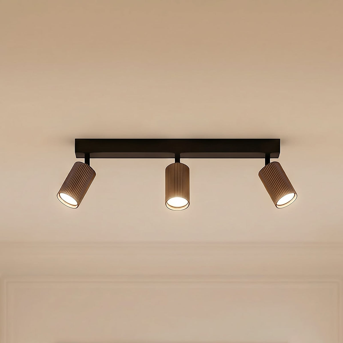 Tune Deckenstrahler Deckenleuchte Strahler braun Metall LED Lampe Leuchte - 5906135161485