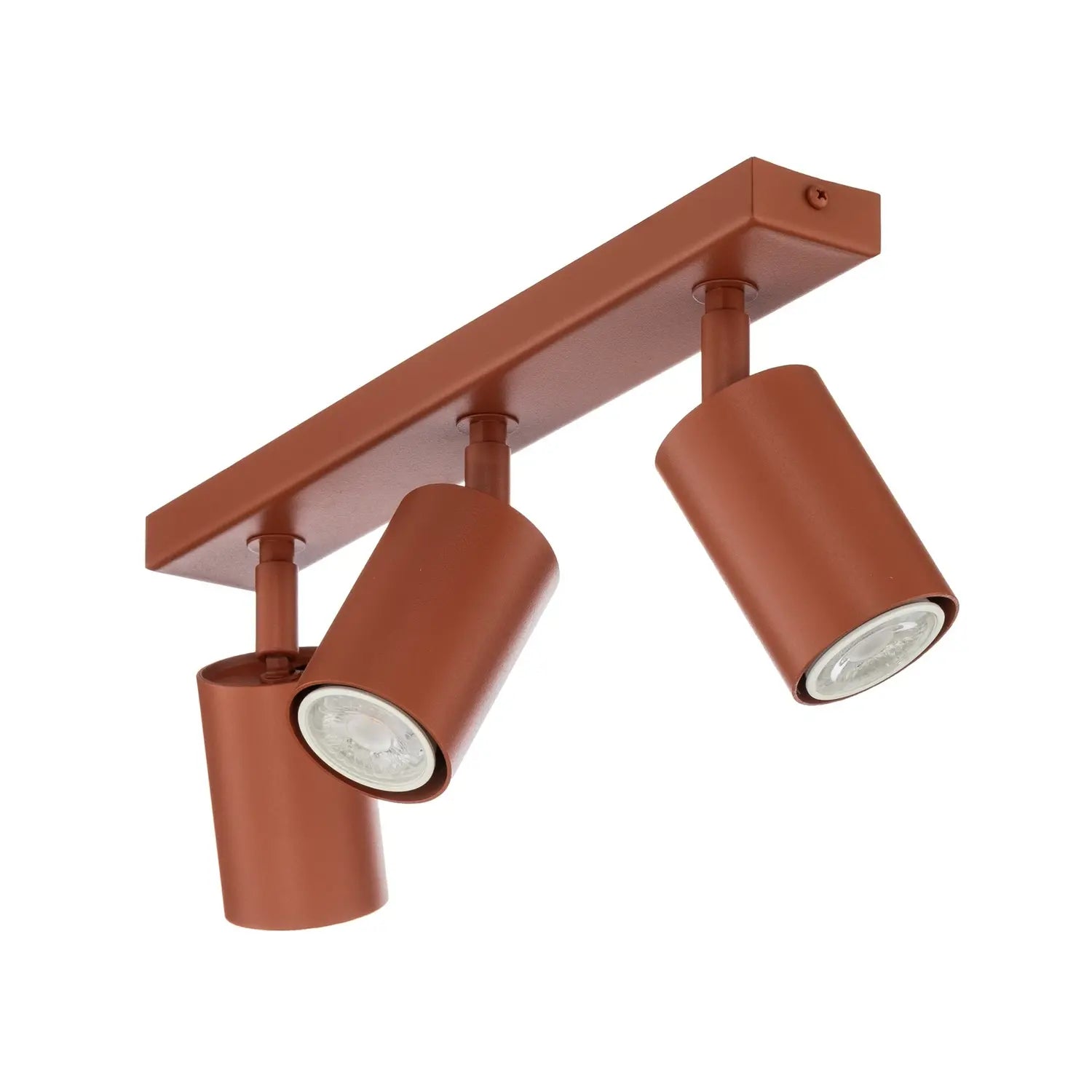 B-Ware Deckenstrahler Zoom Deckenleuchte Rot Stahl Leuchte Gu10 3 Flg Lampenspot - 5907555378439