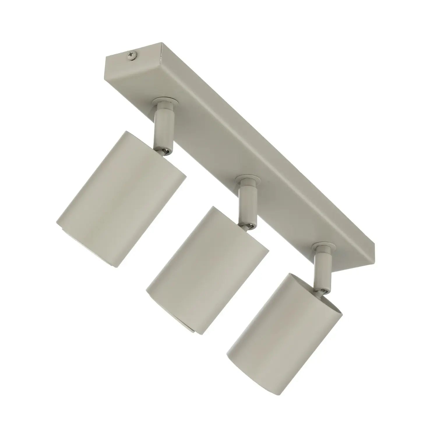 B-Ware Deckenstrahler Spot Zoom Lampe Grau Beige Stahl Deckenleuchte Gu10 3 Flg  - 5907555378460